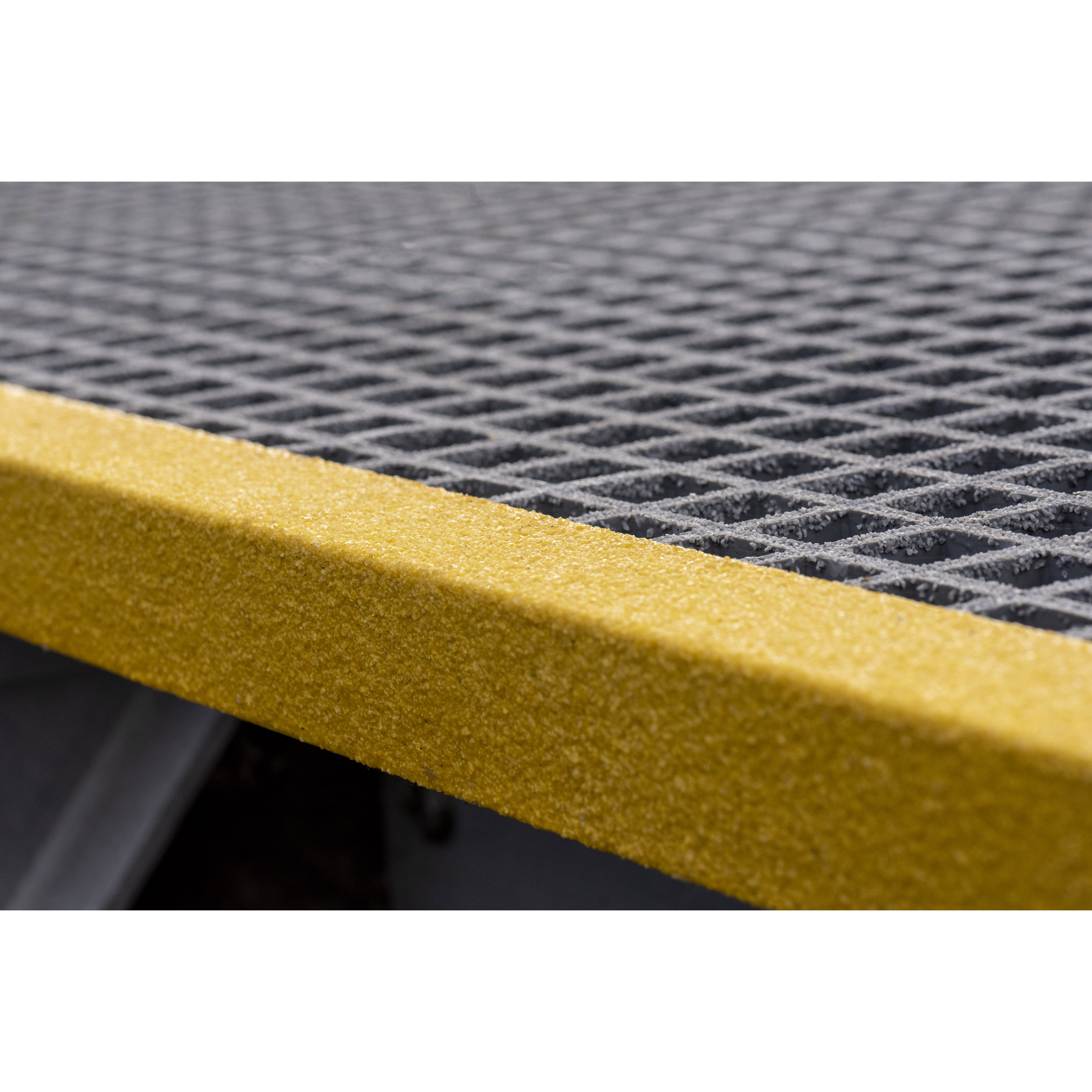 Heavy Duty Anti Slip Stair Nosing Strip - 1500 x 55 x 55mm - Yellow - view 2
