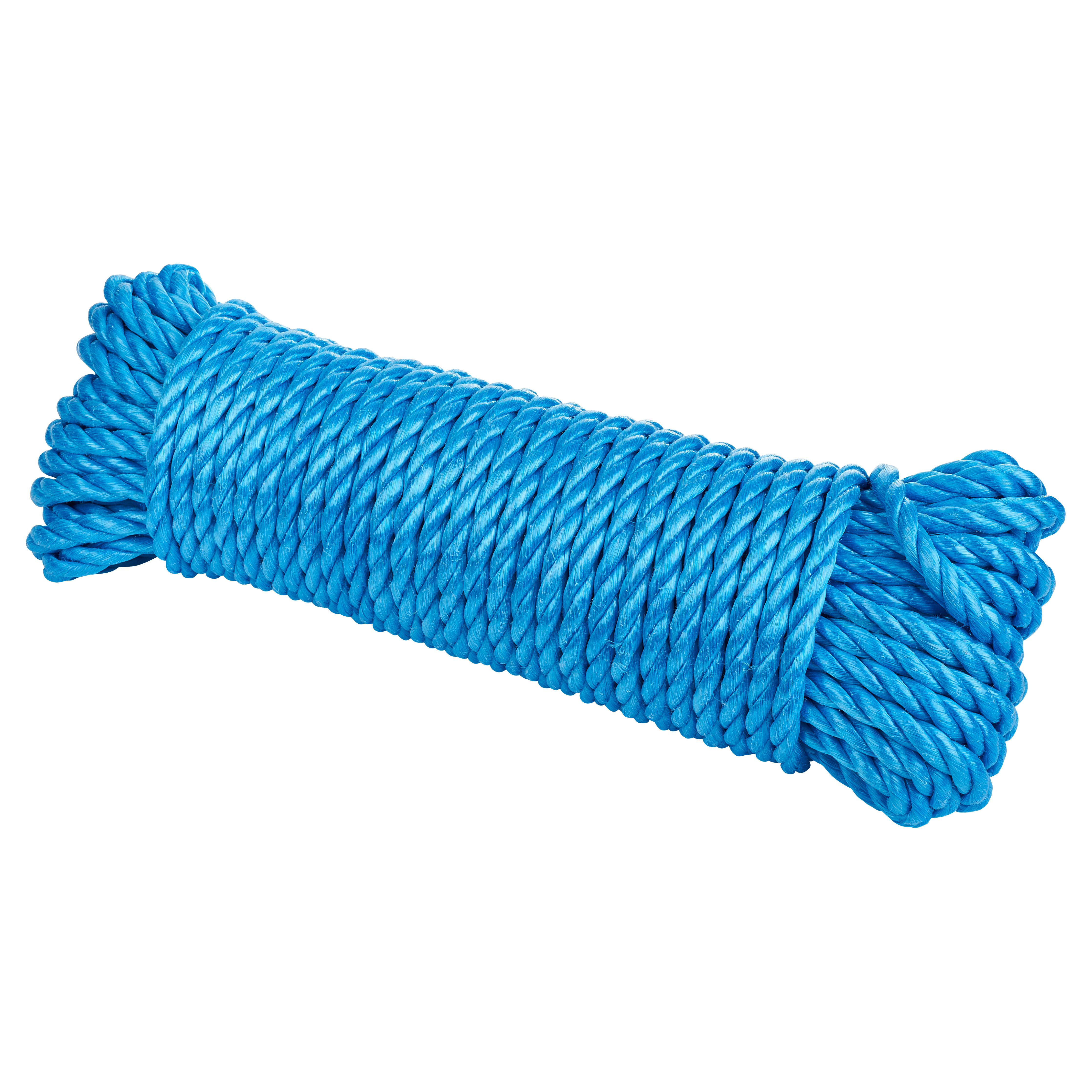 Multi Function Polypropylene Lorry/Wagon Rope - 10mm x 27m Length - Blue - view 2
