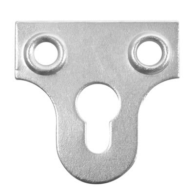 Slotted Glass / Mirror Fixing Plate - 38mm Width - Polished Chrome - Pack of 10 - view 2