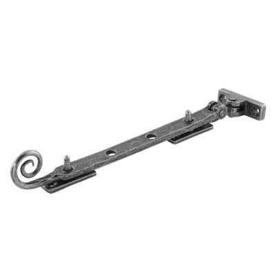 Monkey Tail Casement Window Stay - 10"/254mm Length - Pewter - view 2