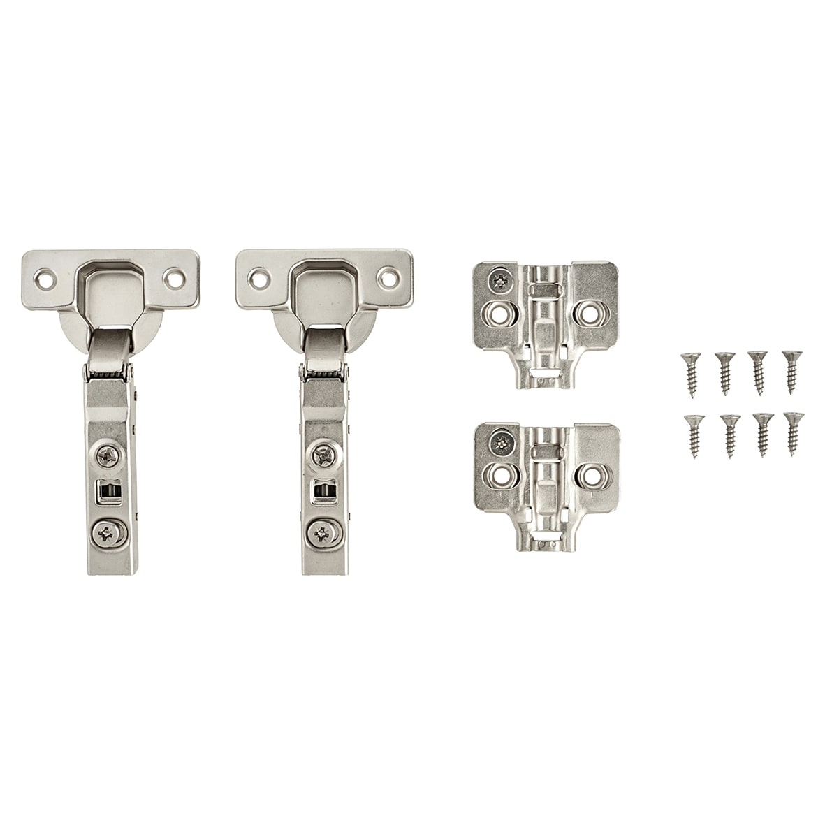Clip-On Soft Close Cabinet Hinge - 110° - Overlay - Zinc Plated - Pair - view 7