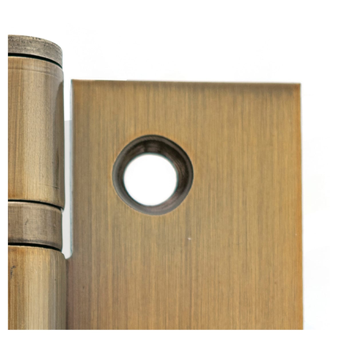 Twin Ball Bearing Grade 13 Butt Fire Door Hinge - 102 x 75 x 3mm - Antique Brass - Pk of 3 - view 3