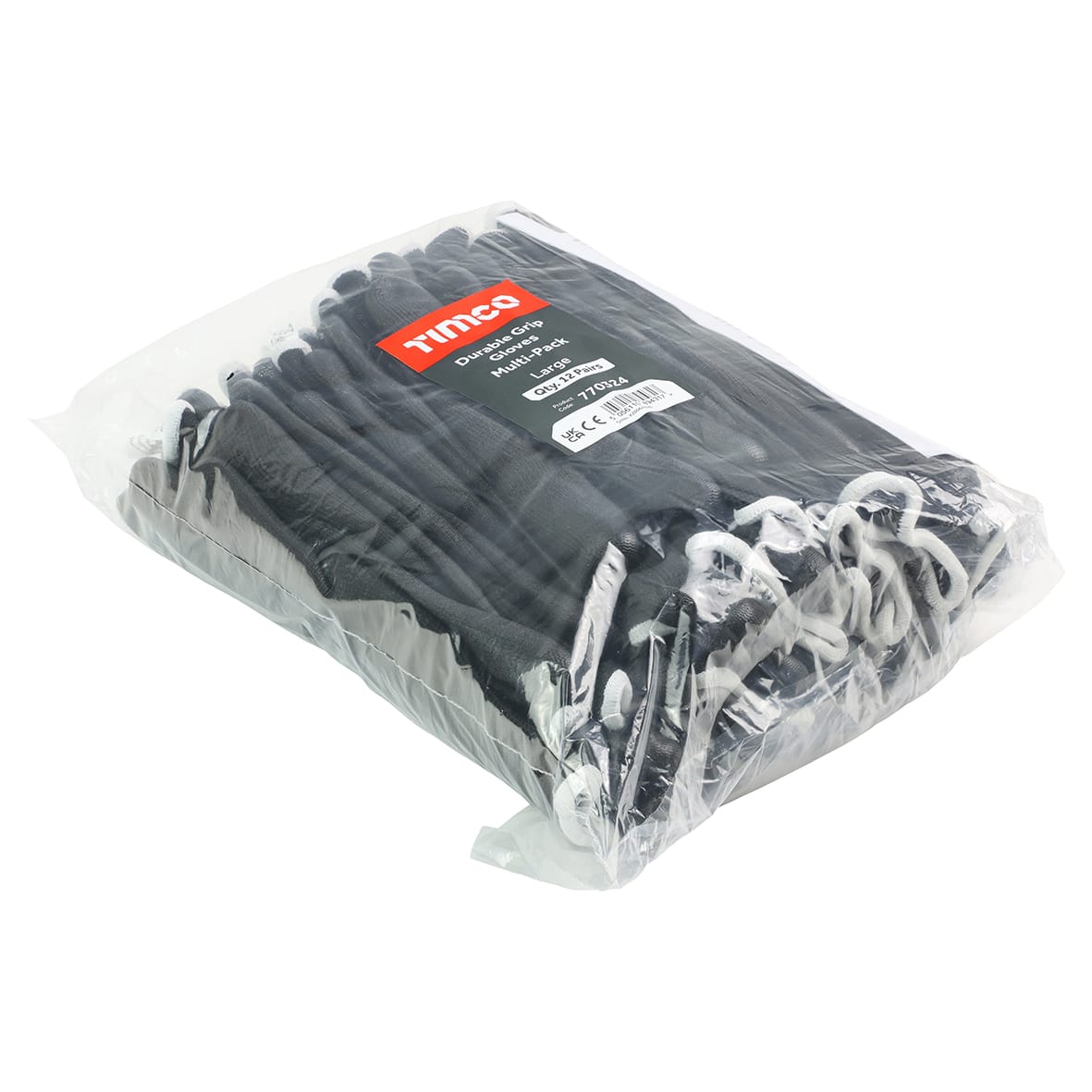 Durable Grip Glove - Large - 12 Pairs - view 4