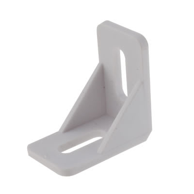 Angle Bracket - 24 x 35mm - White - Pack of 50 - view 2