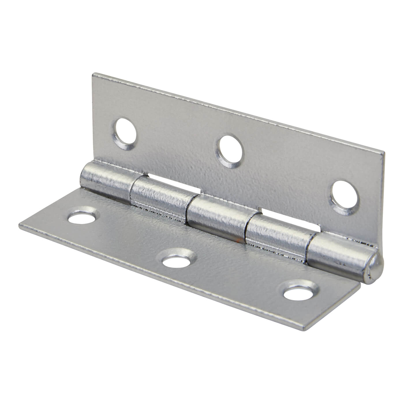 Steel Butt Door Hinge - 75 x 50mm - Durosil Silver Finish - view 3