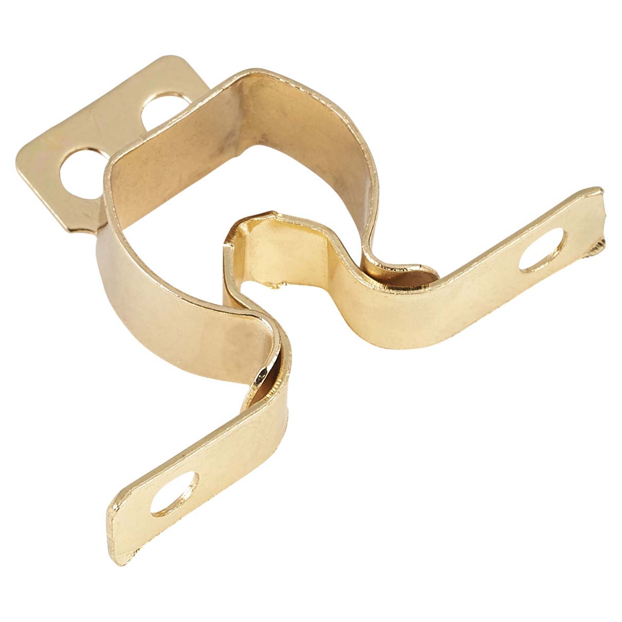 Cabinet Gripper Catch - 41 x 7 x 22mm - Polished Brass - Pack of 10 - view 3