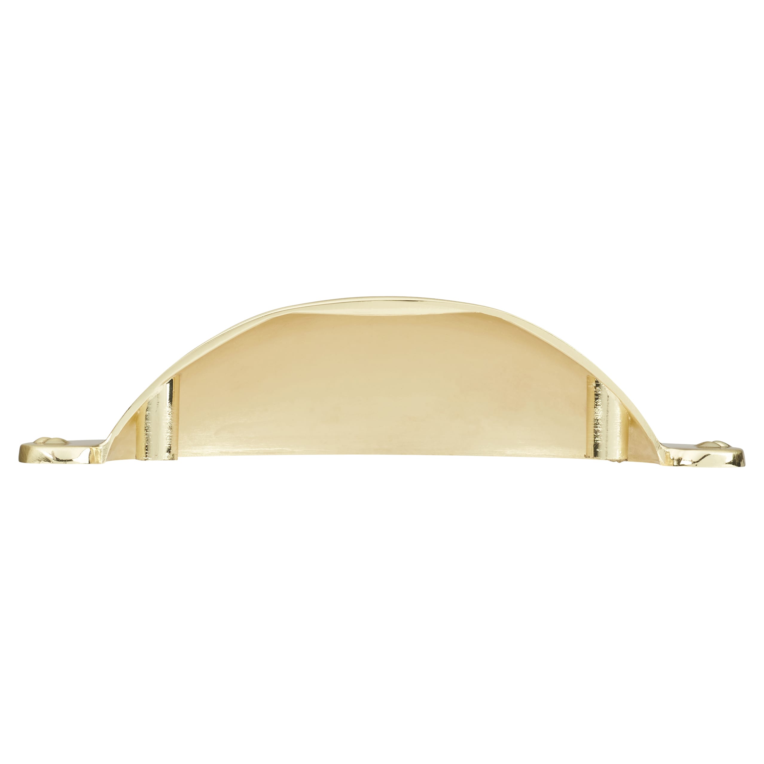 Chest Drawer Cabinet Cup Handle - 64mm Centres - Satin Brass - view 3