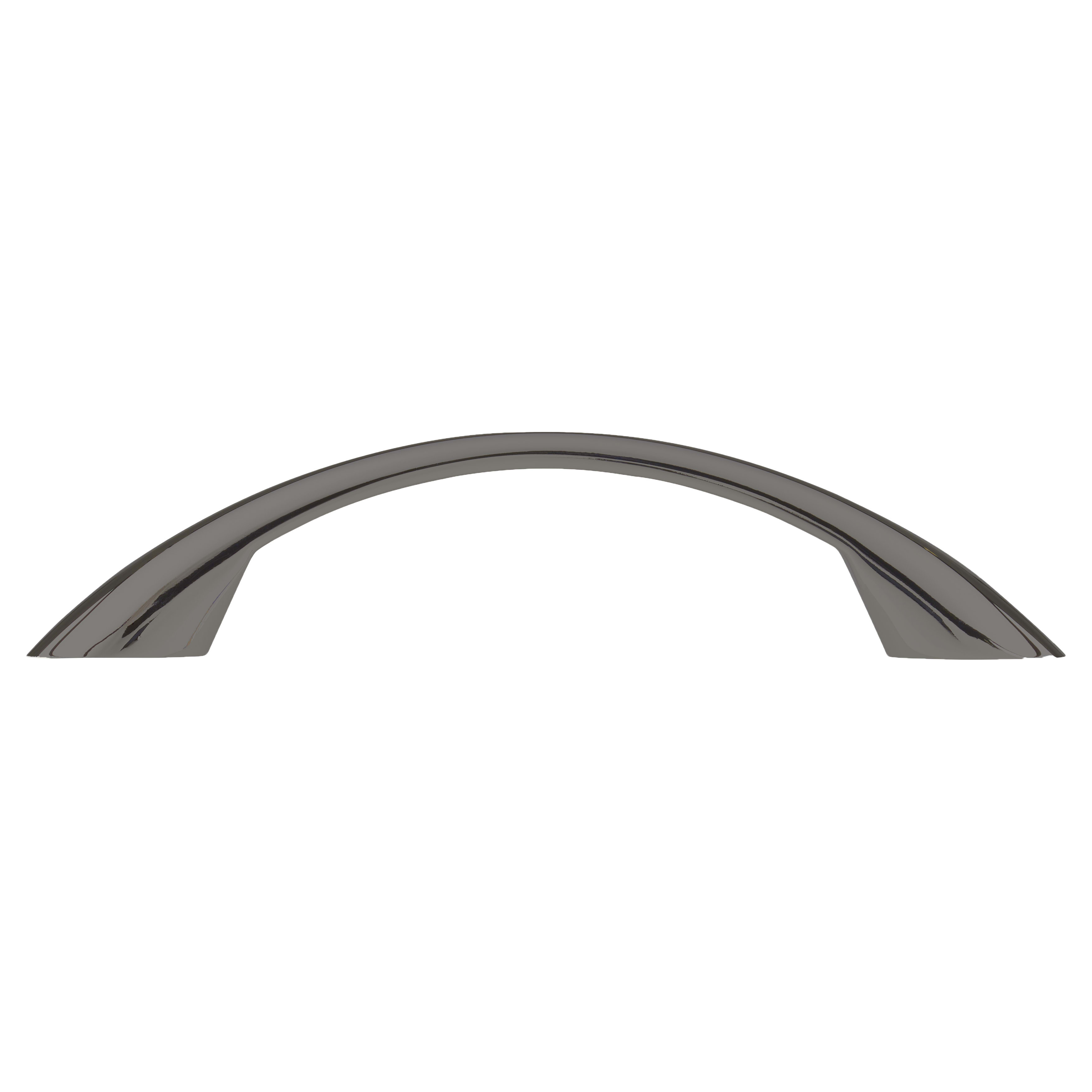 Vali Bow Cabinet Pull Handle - 96mm Centres - Black Nickel - view 3