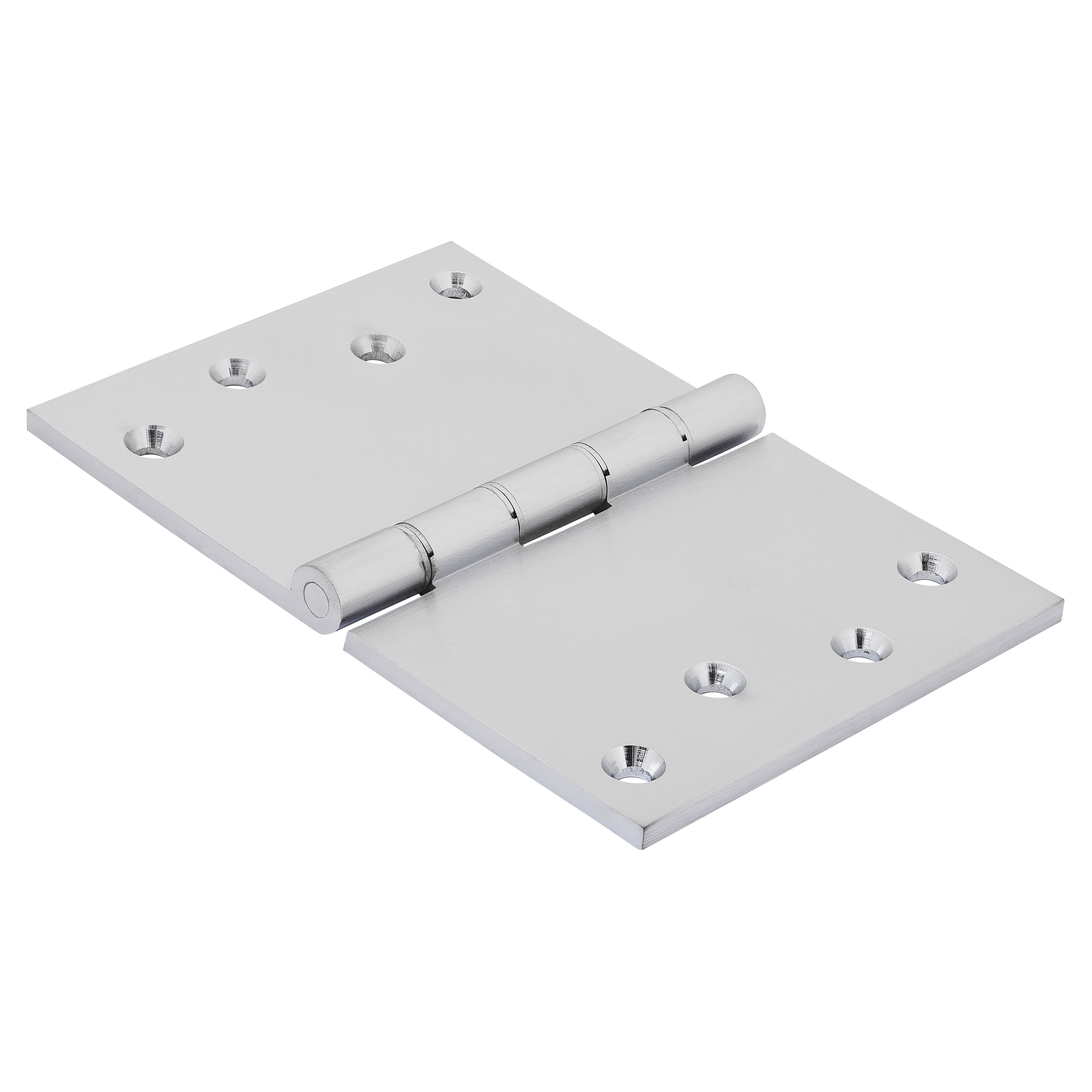 Quality Projection Hinge - 102 x 152 x 4mm - Satin Chrome - Pair - view 2