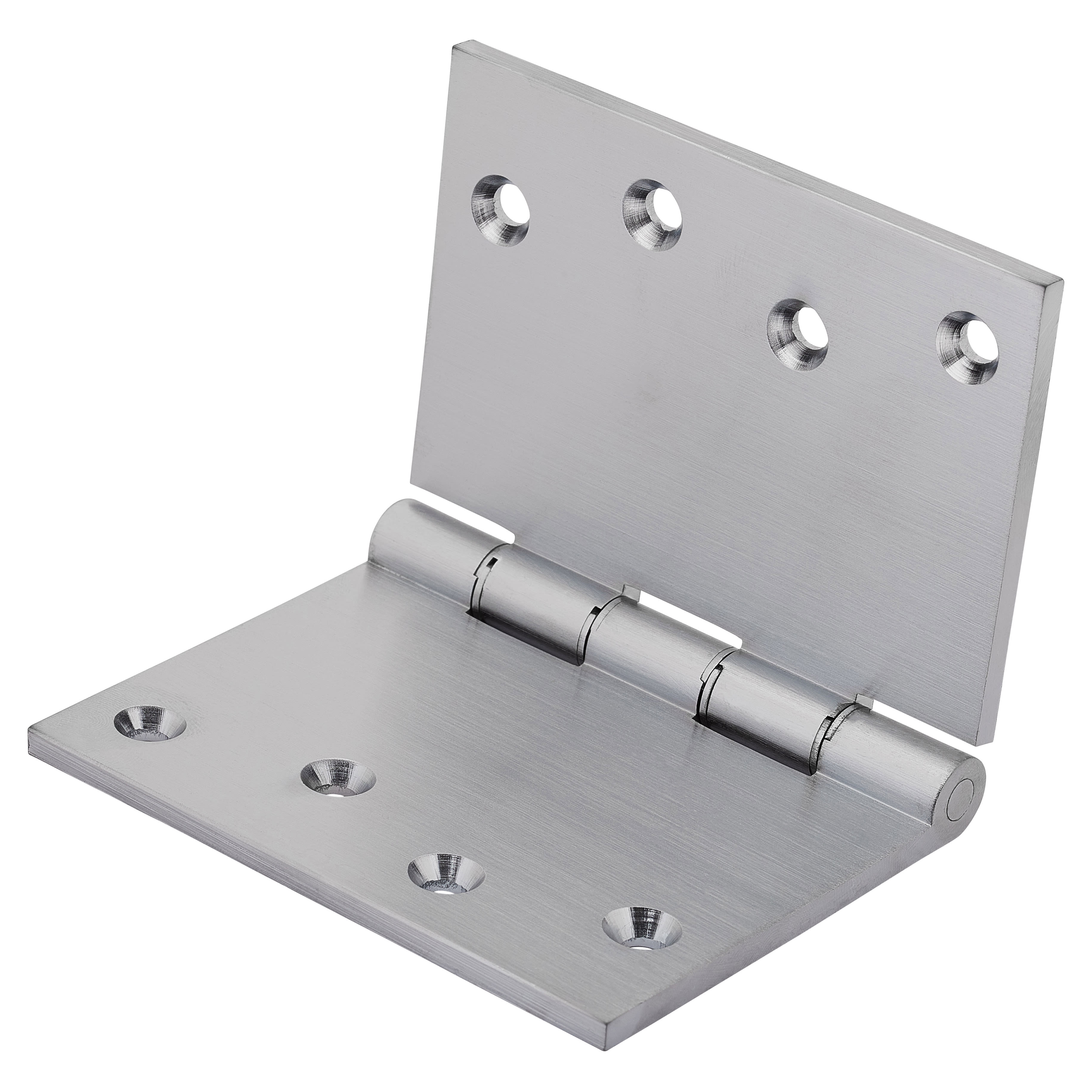 Quality Projection Hinge - 102 x 152 x 4mm - Satin Chrome - Pair - view 3