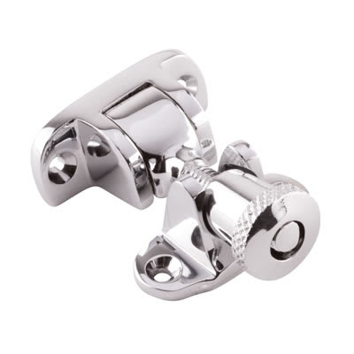 Heavy Duty London Style Brighton Sash Window Fastener - 49 x 22mm - Polished Chrome - view 2