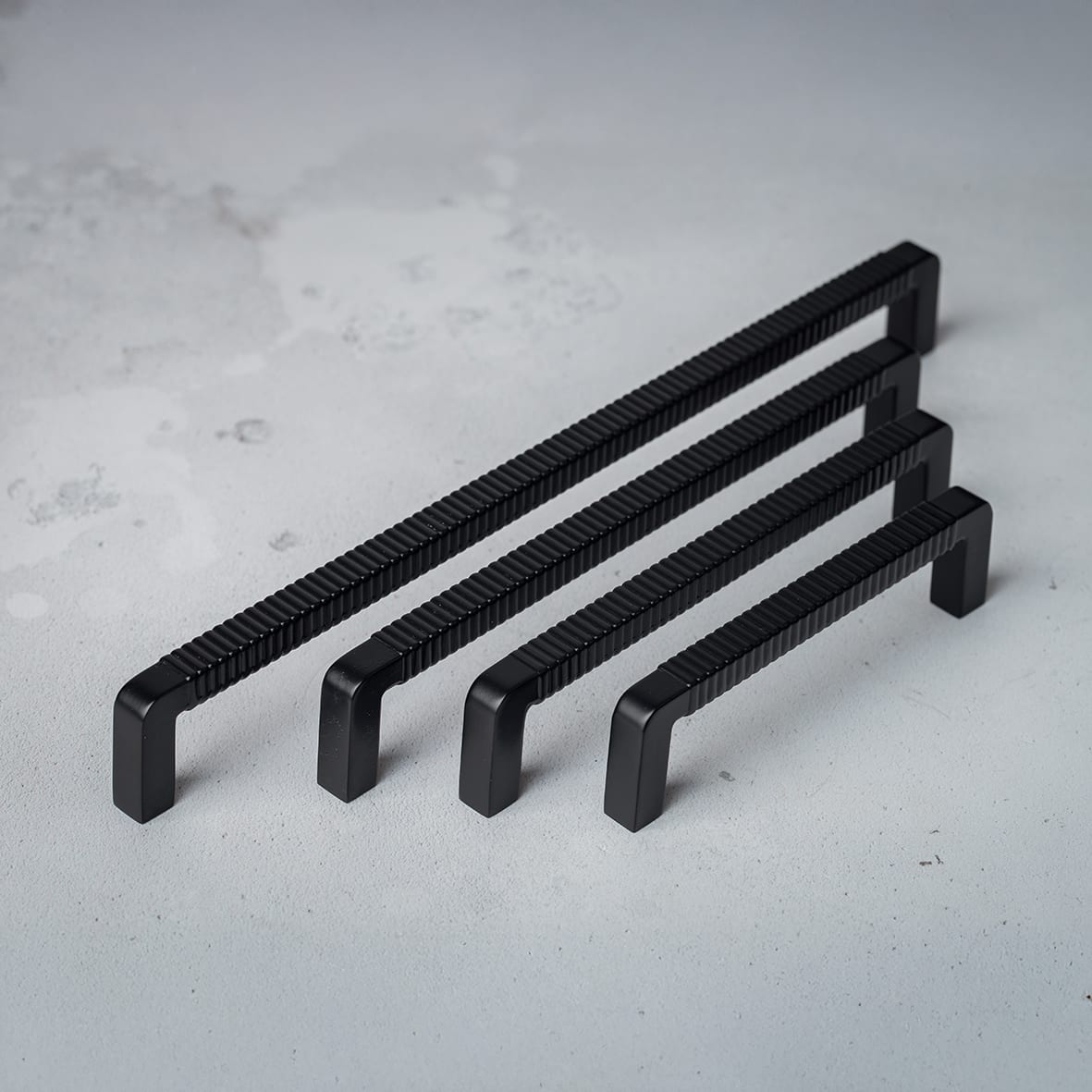 Buxton 9mm D-Bar Cabinet Pull Handle - 128mm Centres - Matt Black - view 3