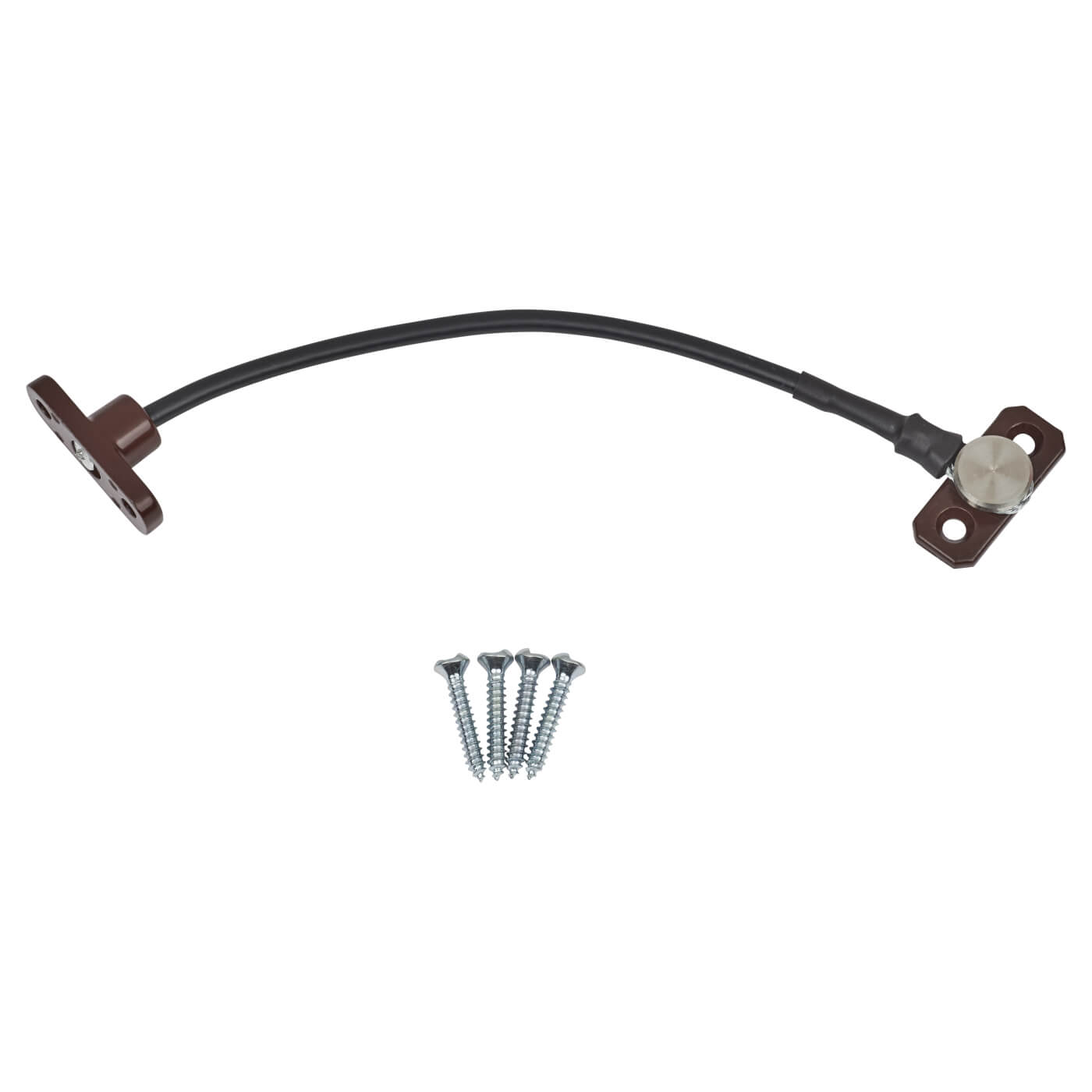 Perma Permanent Fixed Cable Window Restrictor - Brown - view 4