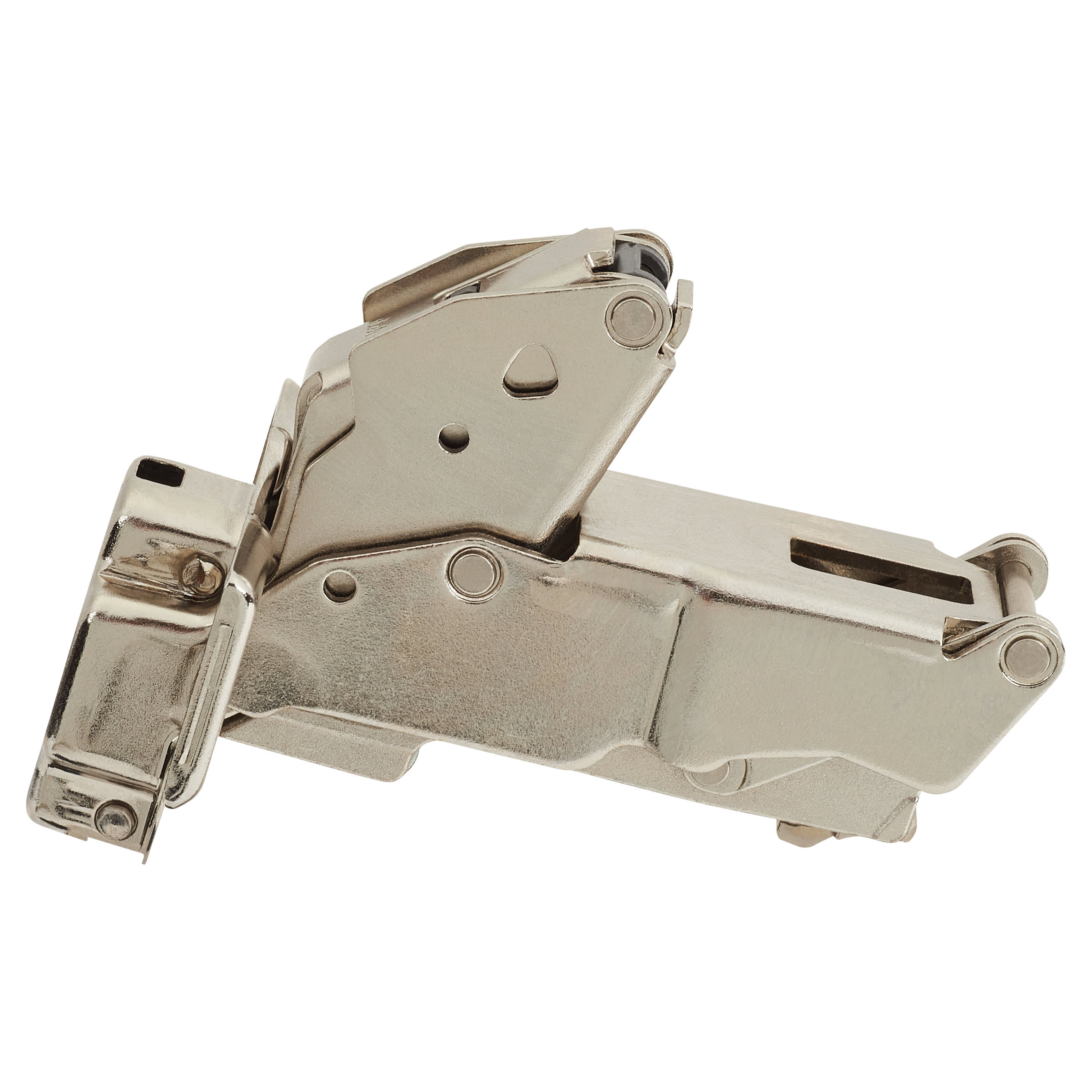 CLIP Top Zero Protrusion Soft Close Cabinet Hinge - 155° - Sprung - Overlay - Zinc Plate- Pair - view 3