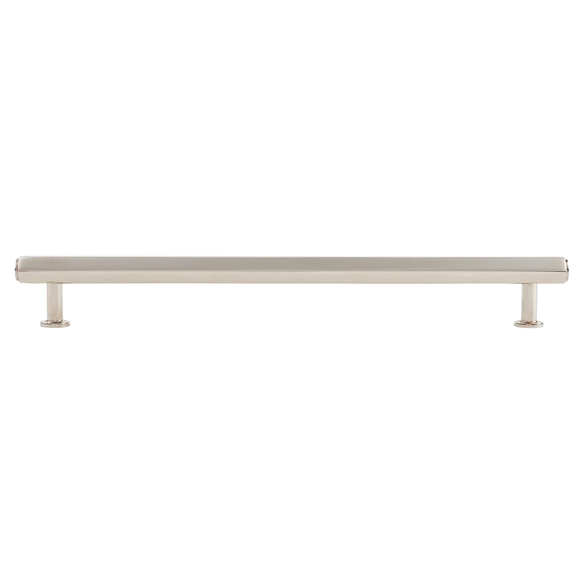 Vesper Hex 14mm T-Bar Cabinet Pull Handle - 224mm Centres - Polished Nickel - view 2