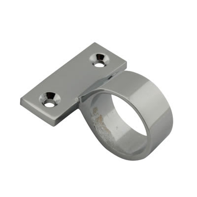 Centre Mounting Sash Window Ring Lift - 30mm Diameter - Polished Chrome - view 2