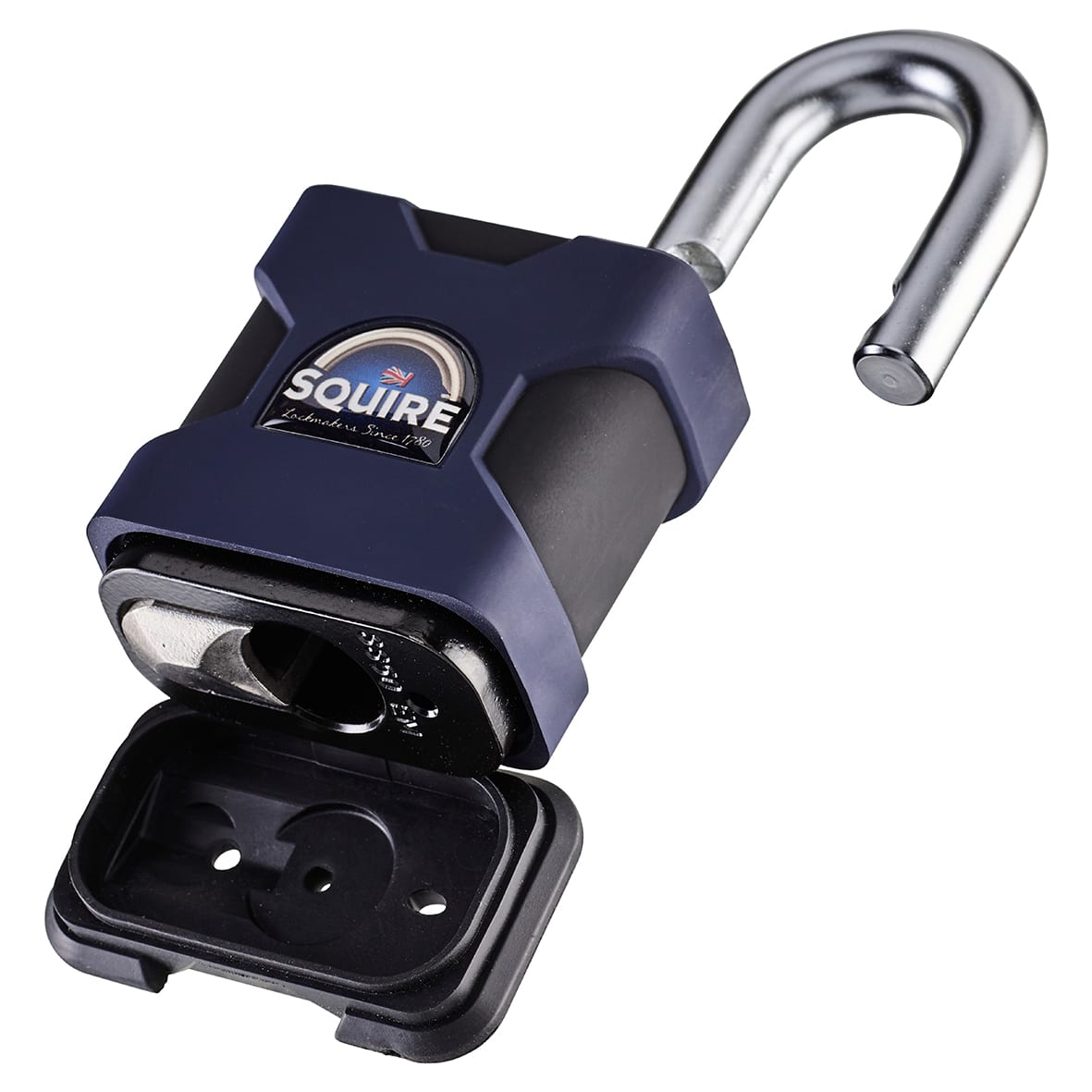 SS50P5KA High Security Padlock - 50mm Body - 26 x 22mm Shackle - Keyed Alike - Blue - view 4