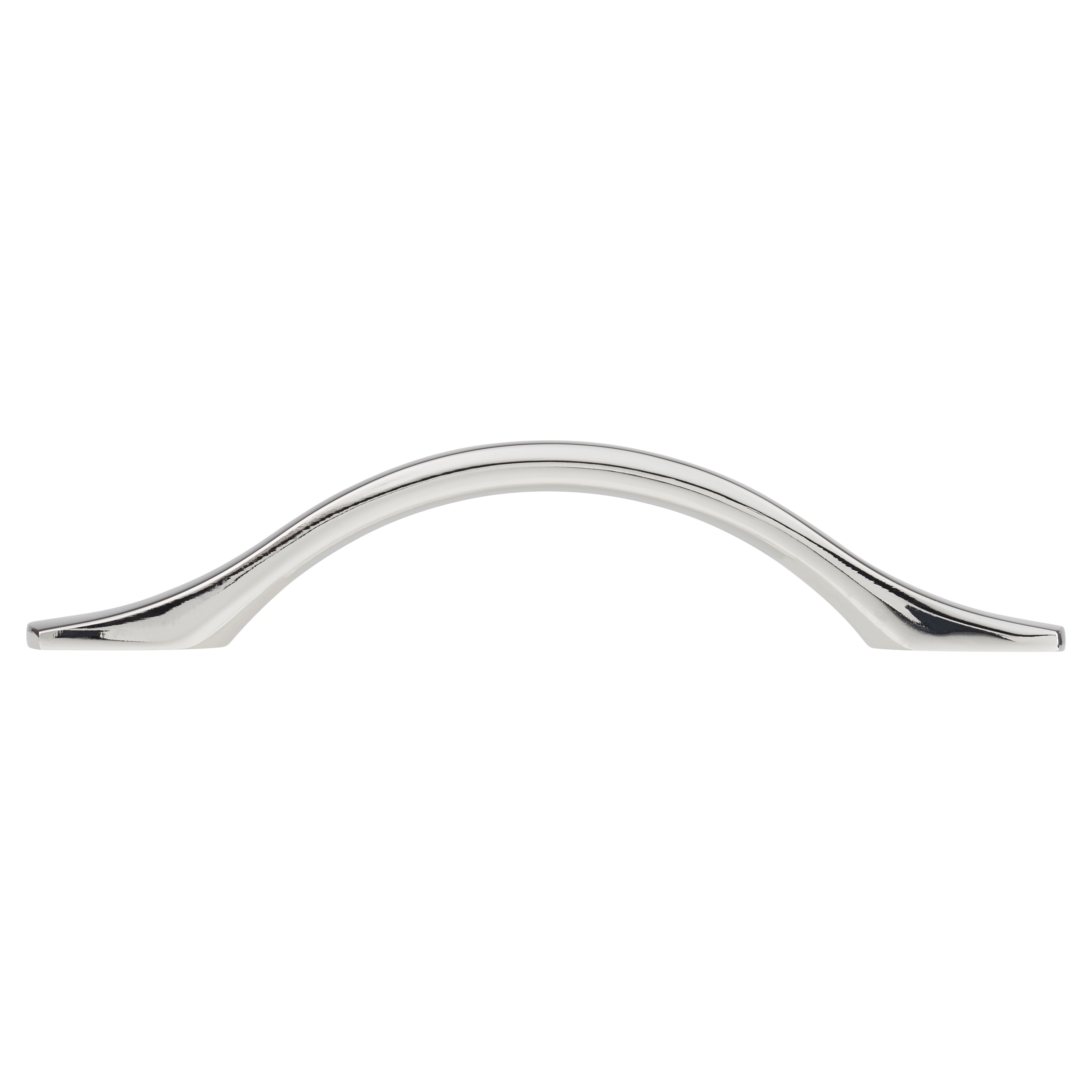 Wave Bow Cabinet Pull Handle - 96mm Centres - Polished Chrome - view 3