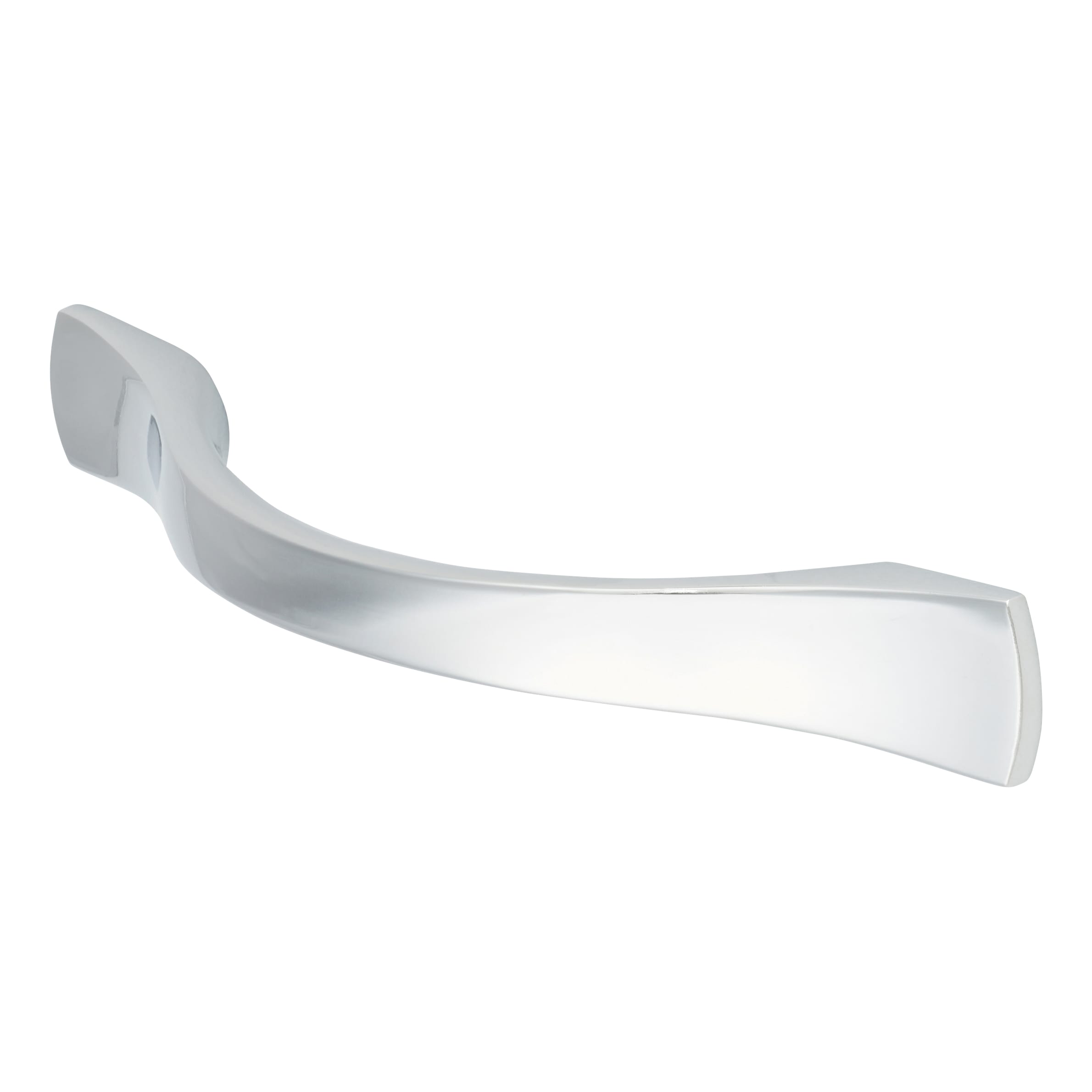 Wave Bow Cabinet Pull Handle - 96mm Centres - Polished Chrome - view 4