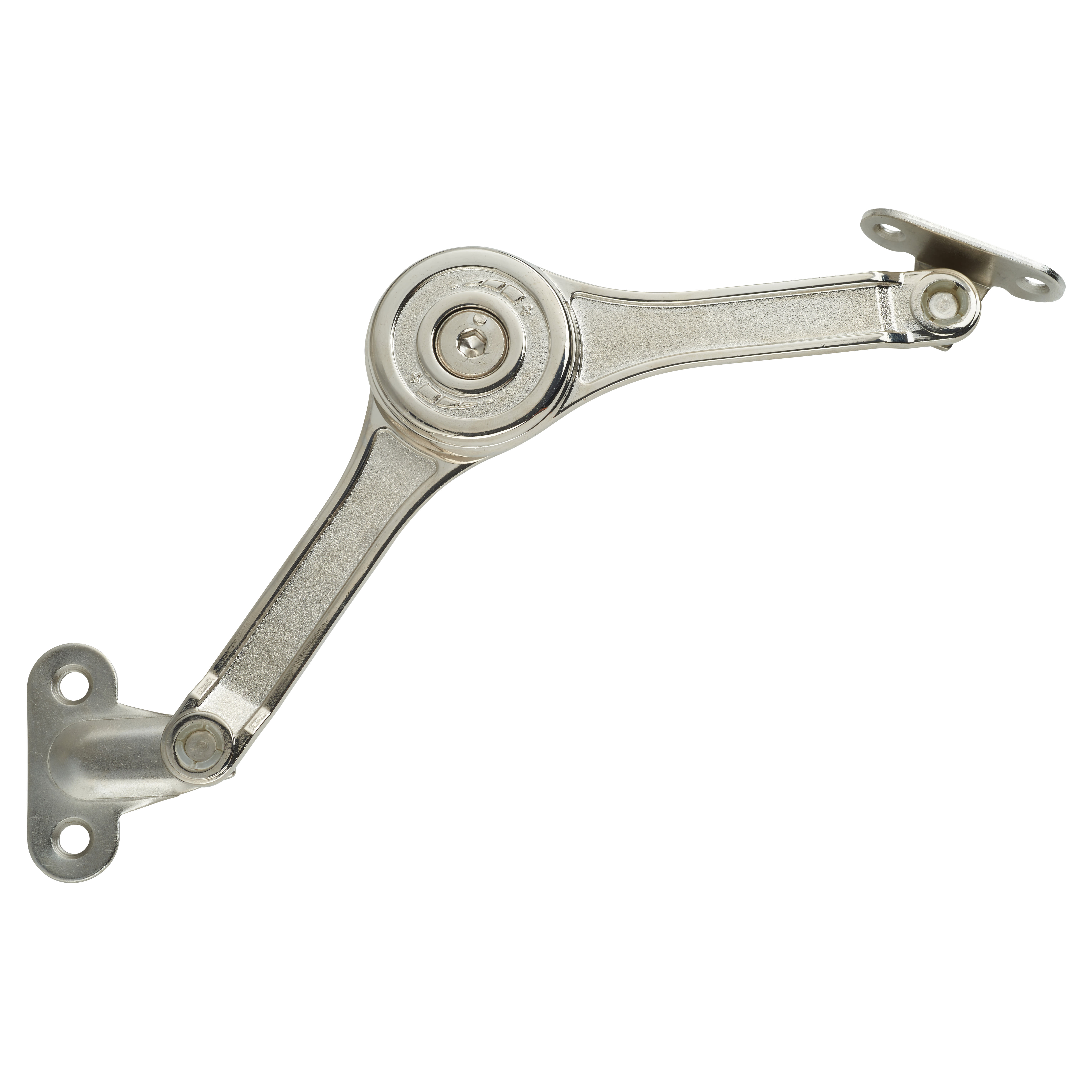 Self Closing Flap Stay - 210 x 45 x 15mm - Silver - view 2
