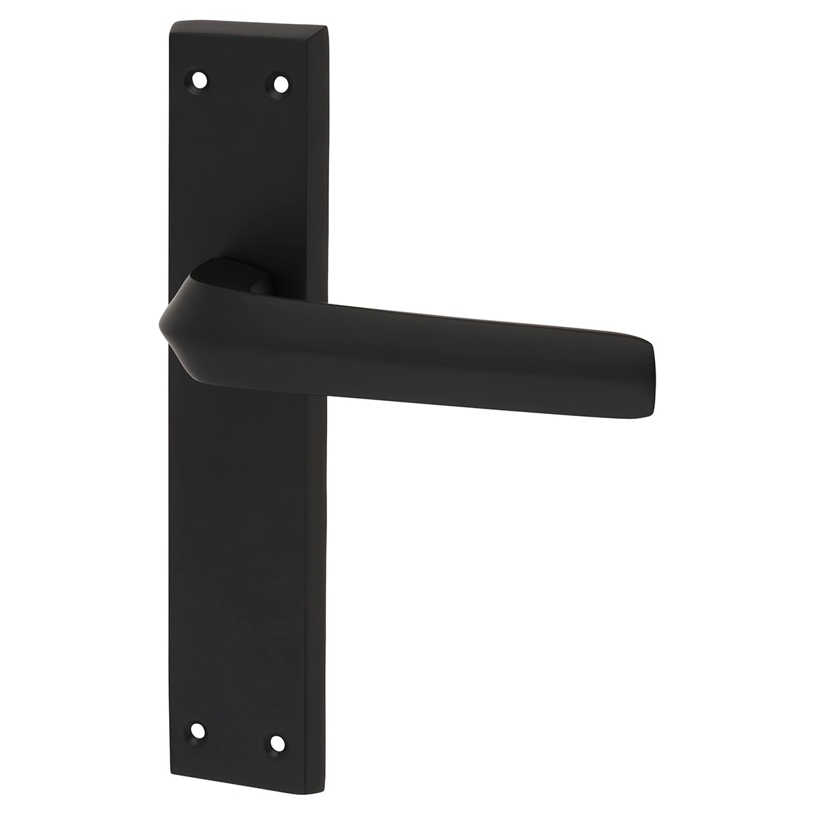 Matt Black Latch Door Handles Pack - Norley Range - view 2