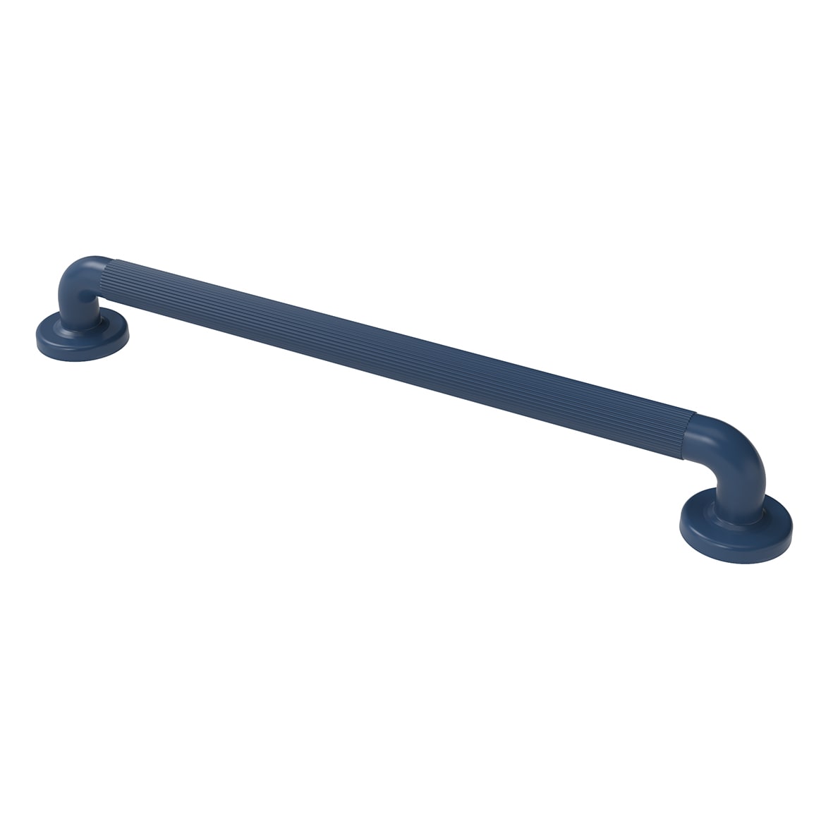 36mm Plastic Fluted Grab Rail - 610mm Length - Dark Blue - view 3