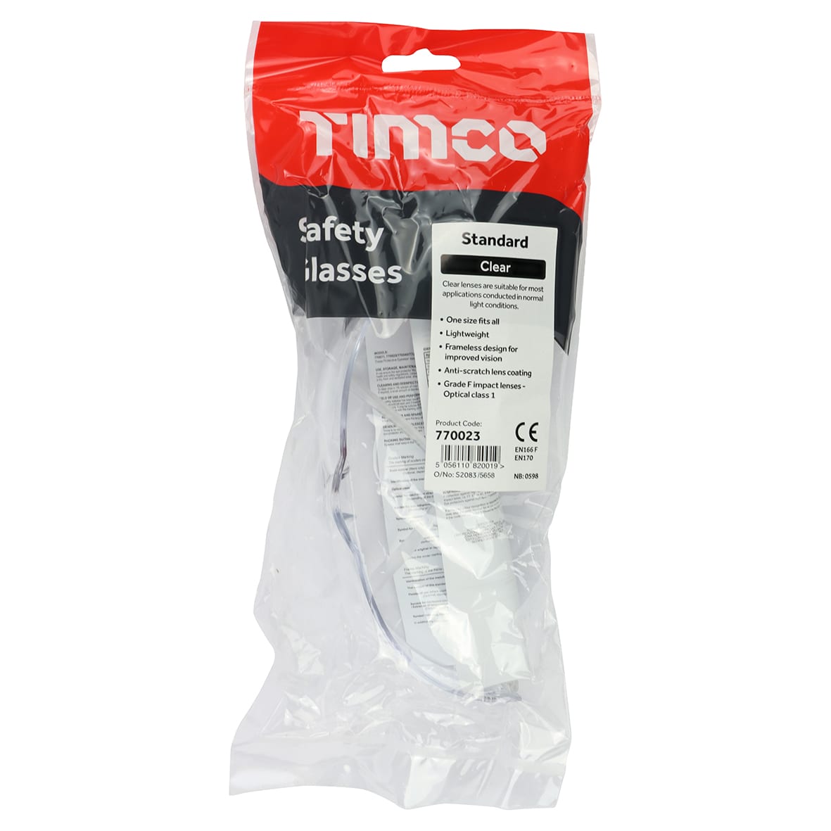 Standard Safety Glasses - - Clear - view 2