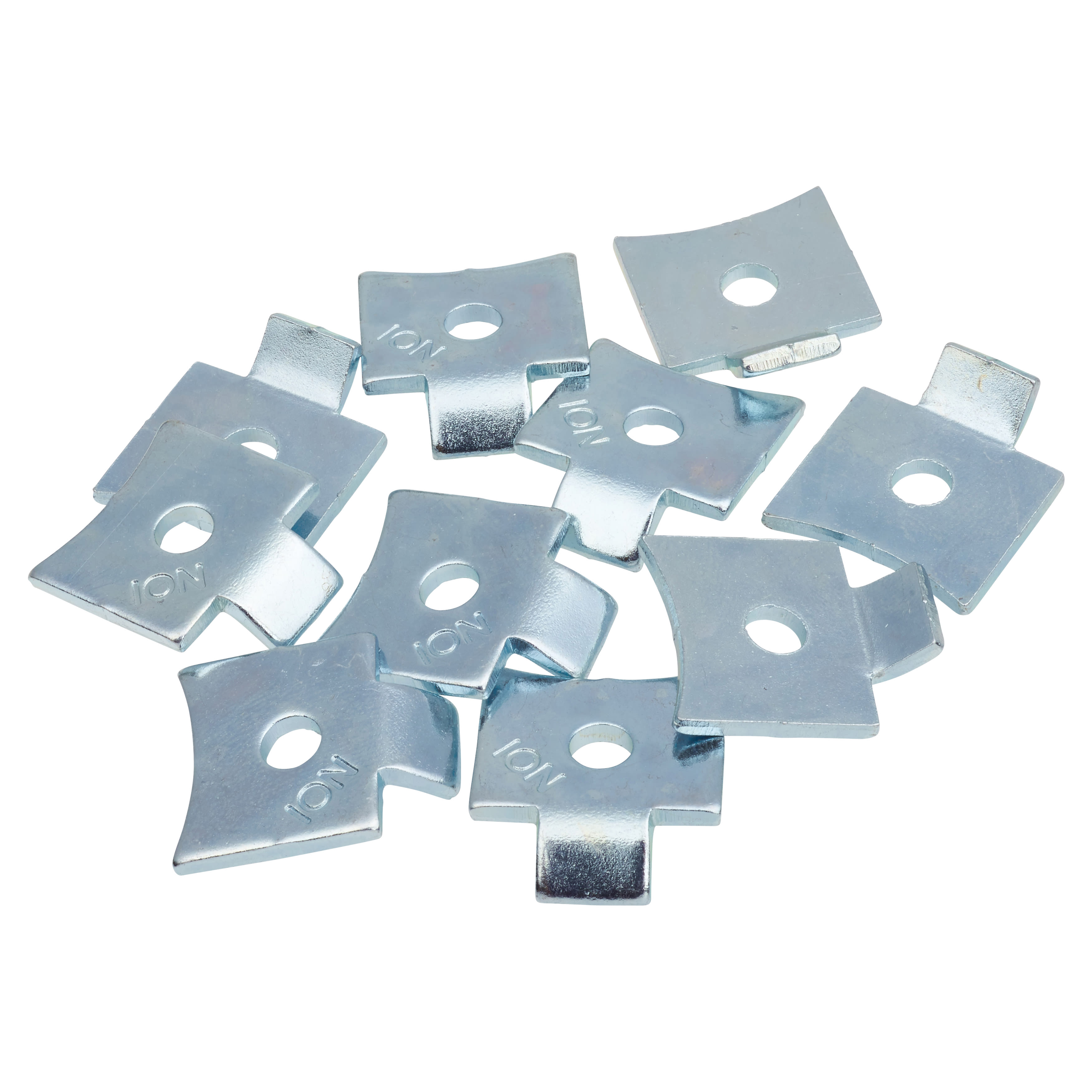 Standard Flat Bookcase Clip - Bright Zinc Plated - Pack of 10 - view 3