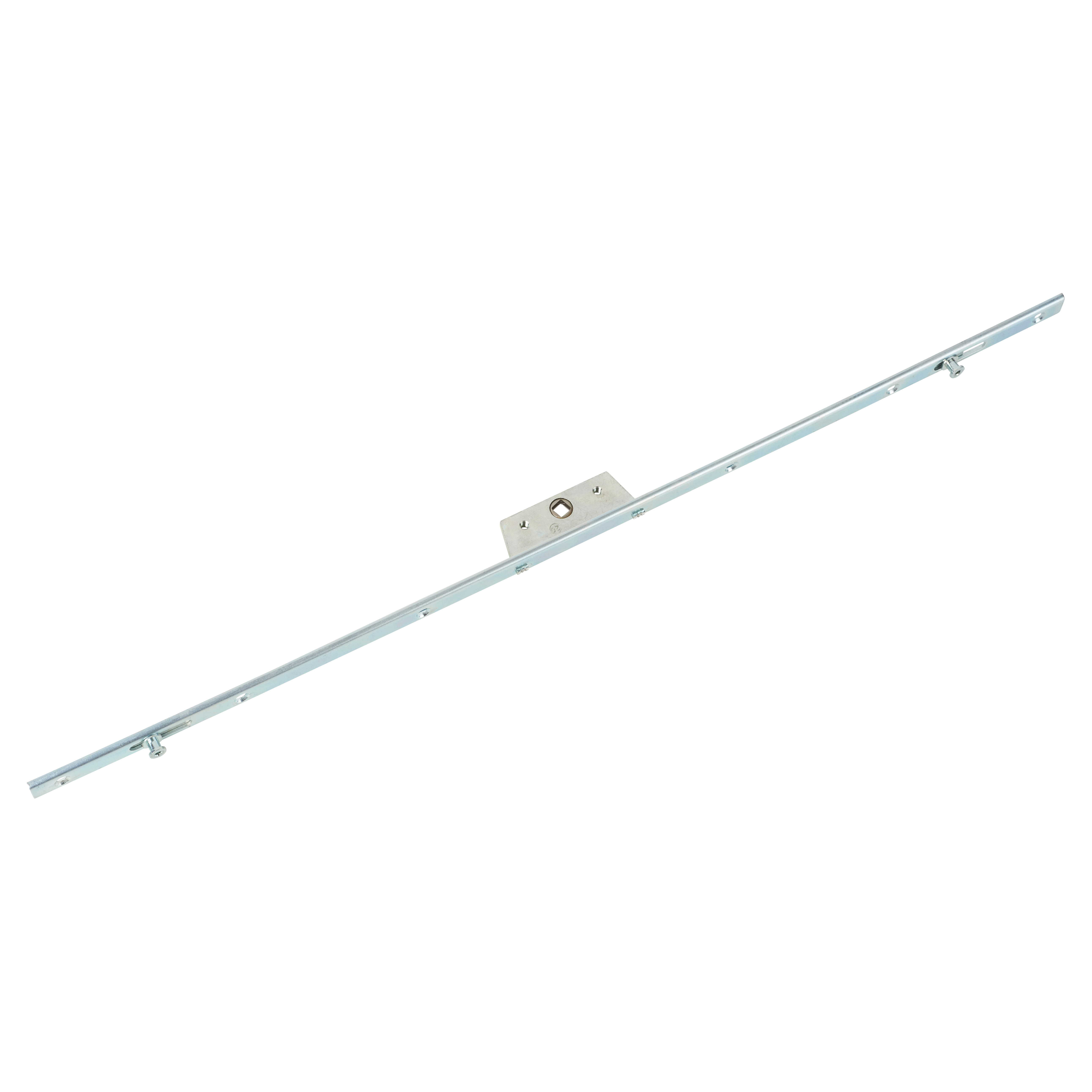 Single U-Rail Offset Espagnolette uPVC Window Lock - 600mm Length - 20mm Backset - 8mm Cam - view 2