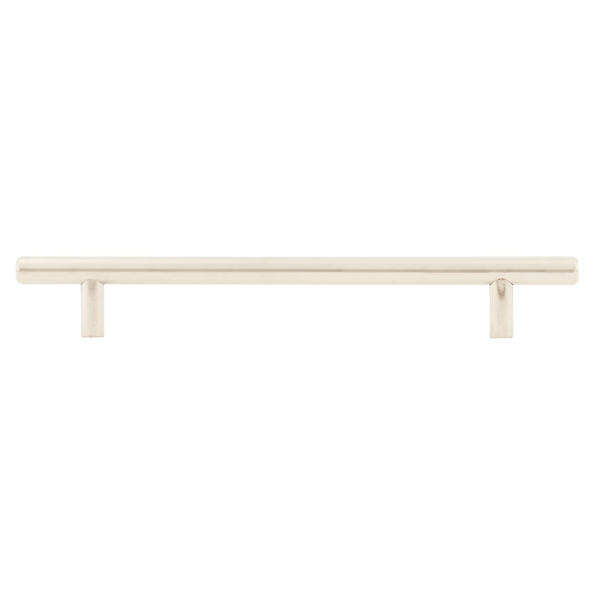 12mm T-Bar Cabinet Pull Handle - 160mm Centres - Polished Nickel - view 2