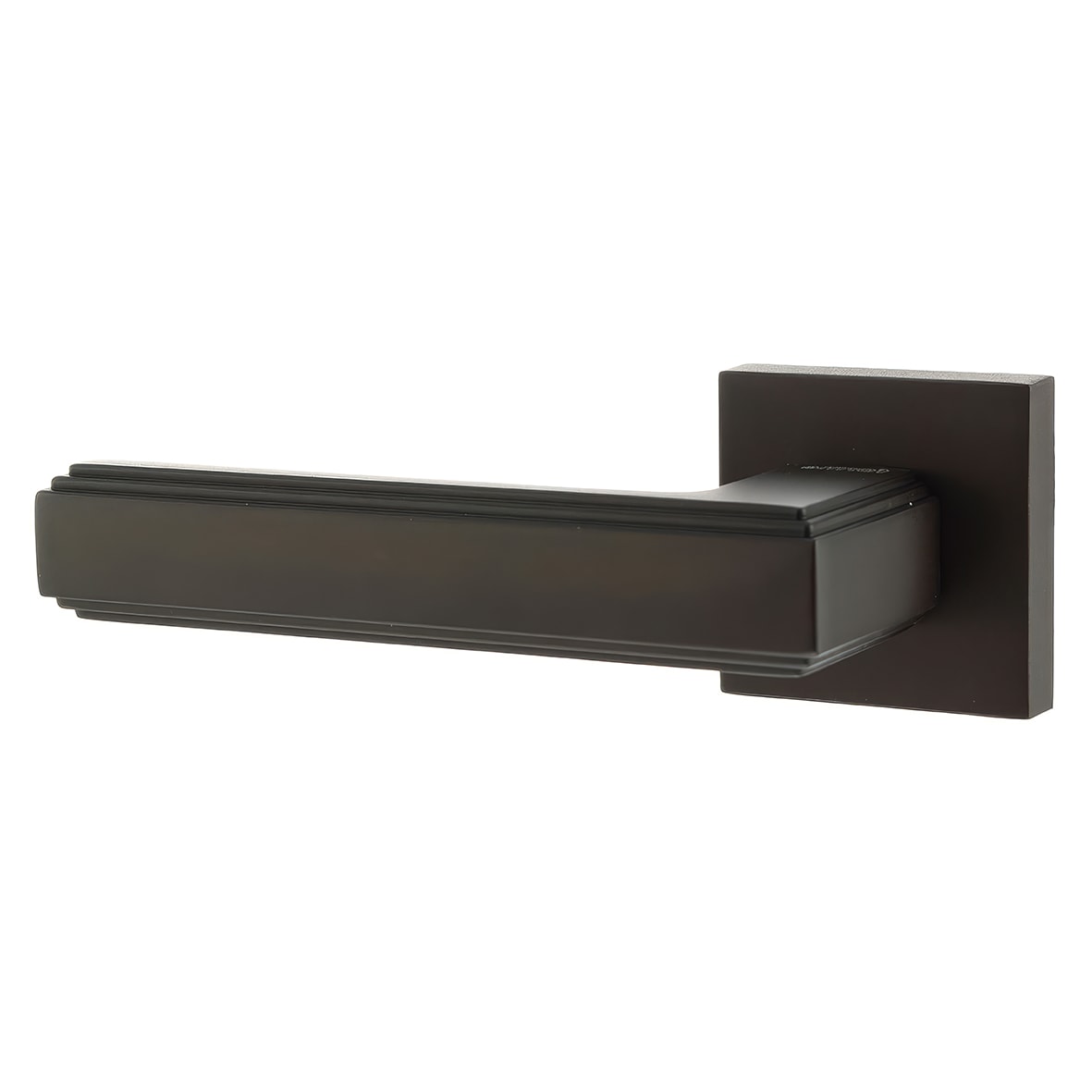Forme Alila Door Handle on Square Rose - Urban Dark Bronze - view 3