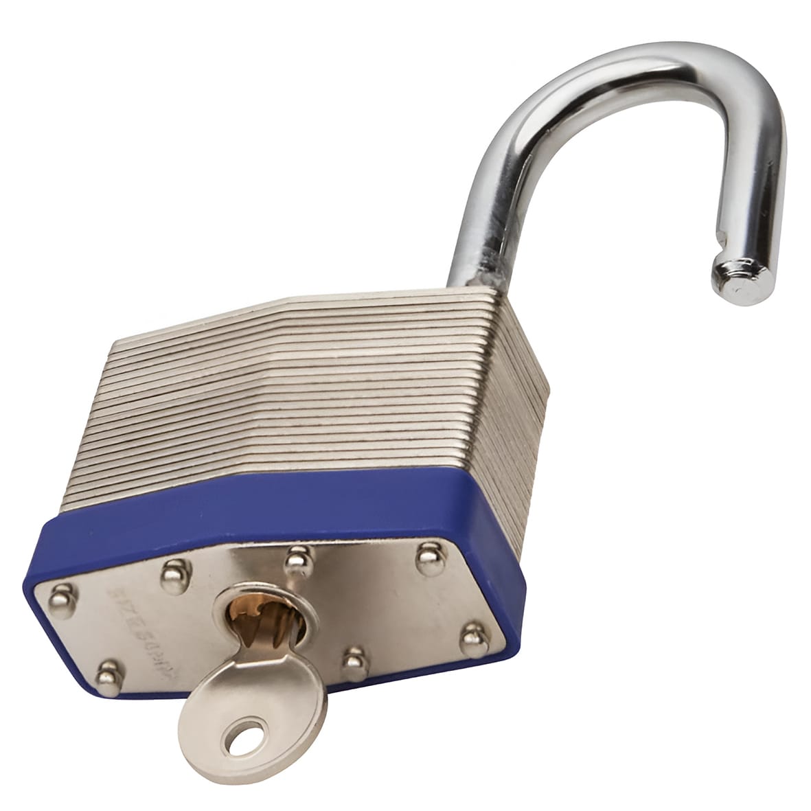 Watchman by Squire Laminated Padlock - 60mm Body - 30 x 38mm Shackle - Keyed to Differ - Silver - view 3