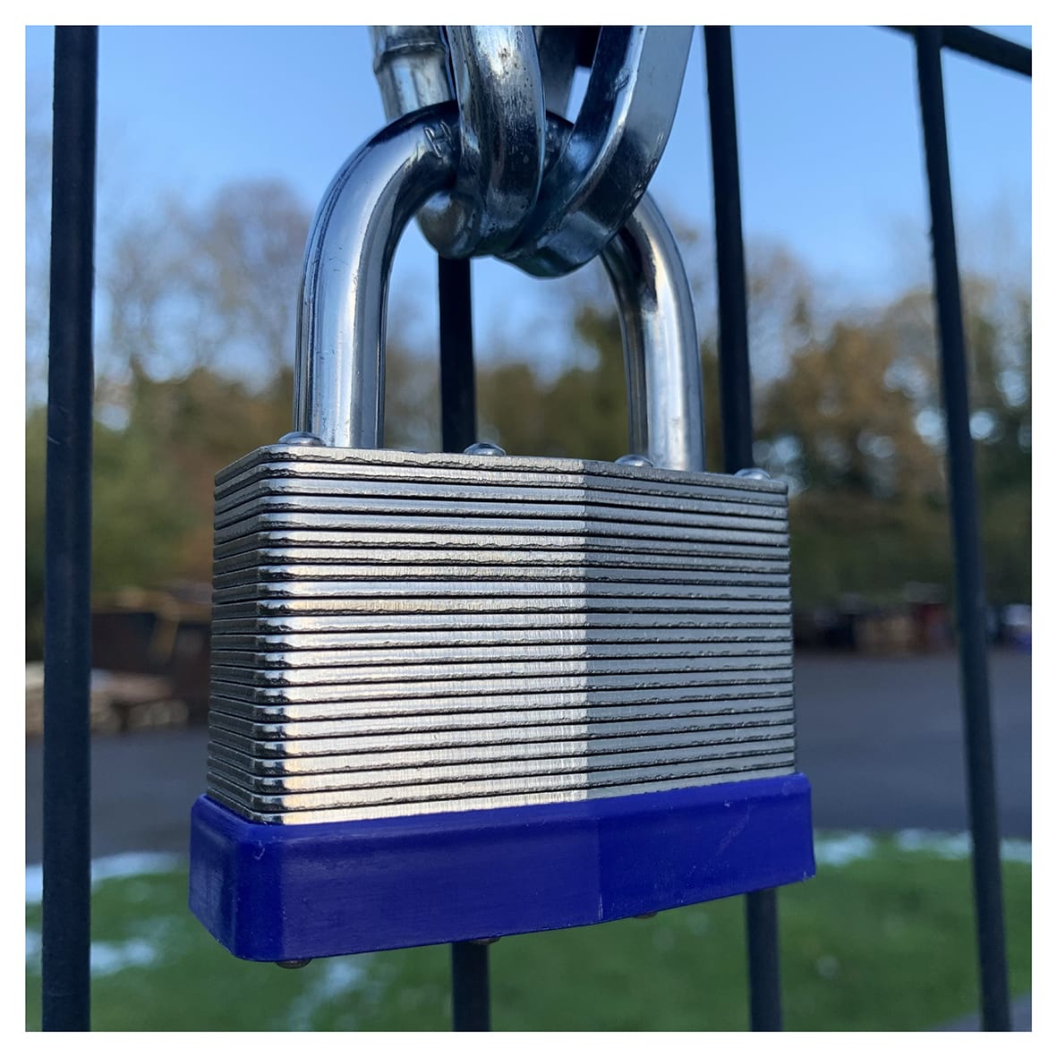 Watchman by Squire Laminated Padlock - 60mm Body - 30 x 38mm Shackle - Keyed to Differ - Silver - view 7