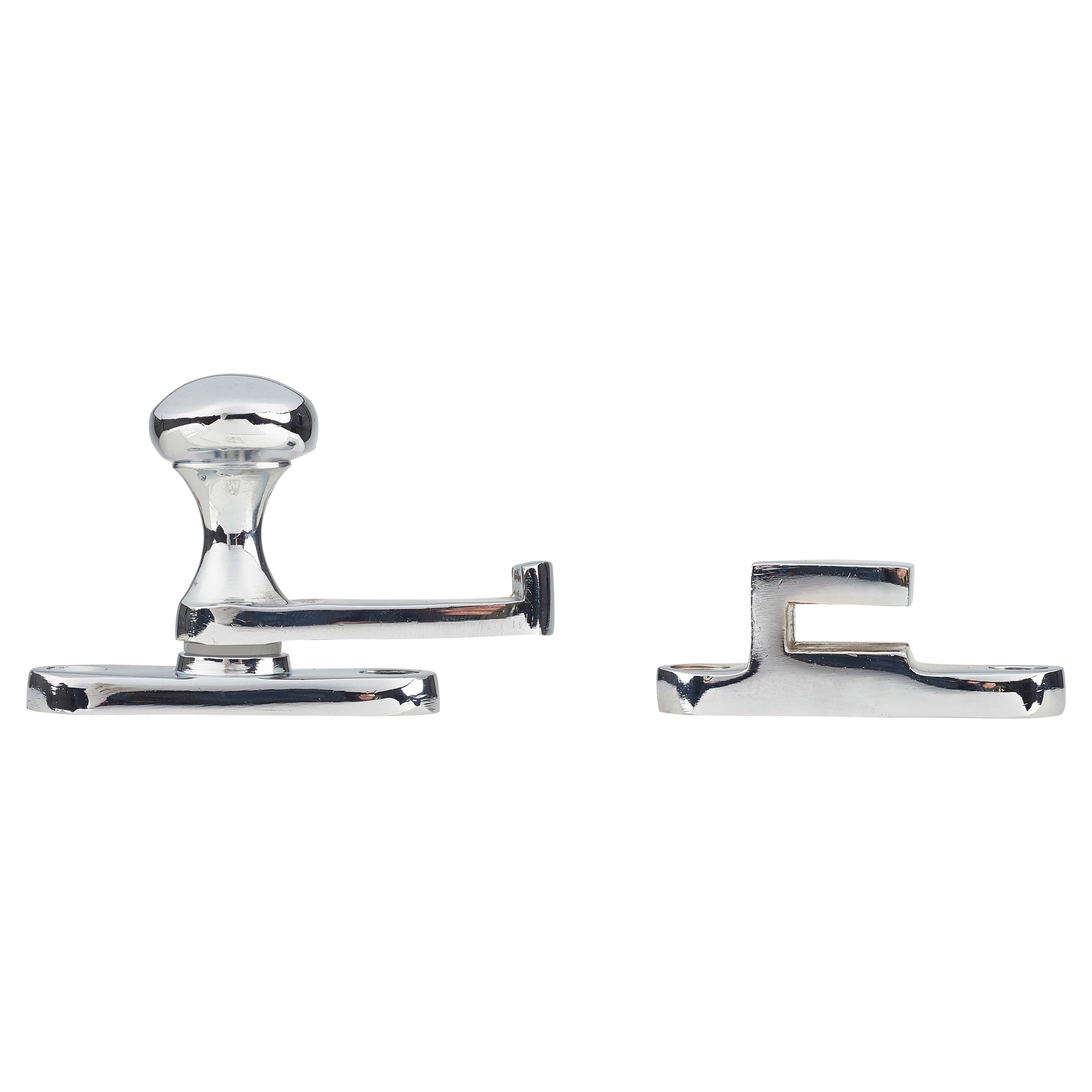 Throw Over Latch - 67 x 18 x 43mm - Polished Chrome - view 3