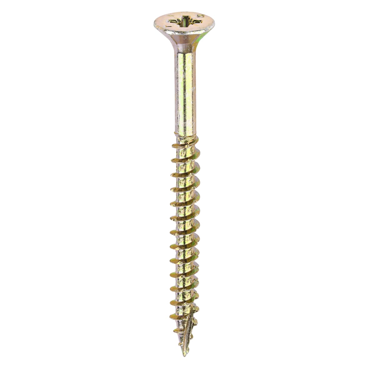 Velocity Pozi Countersunk Wood Screws - 5.0 x 60mm - Yellow Zinc - Pack of 200 - view 2