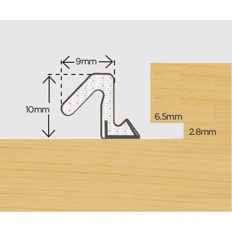 A10 Aquatex Seal - 250m Length - Brown - view 2