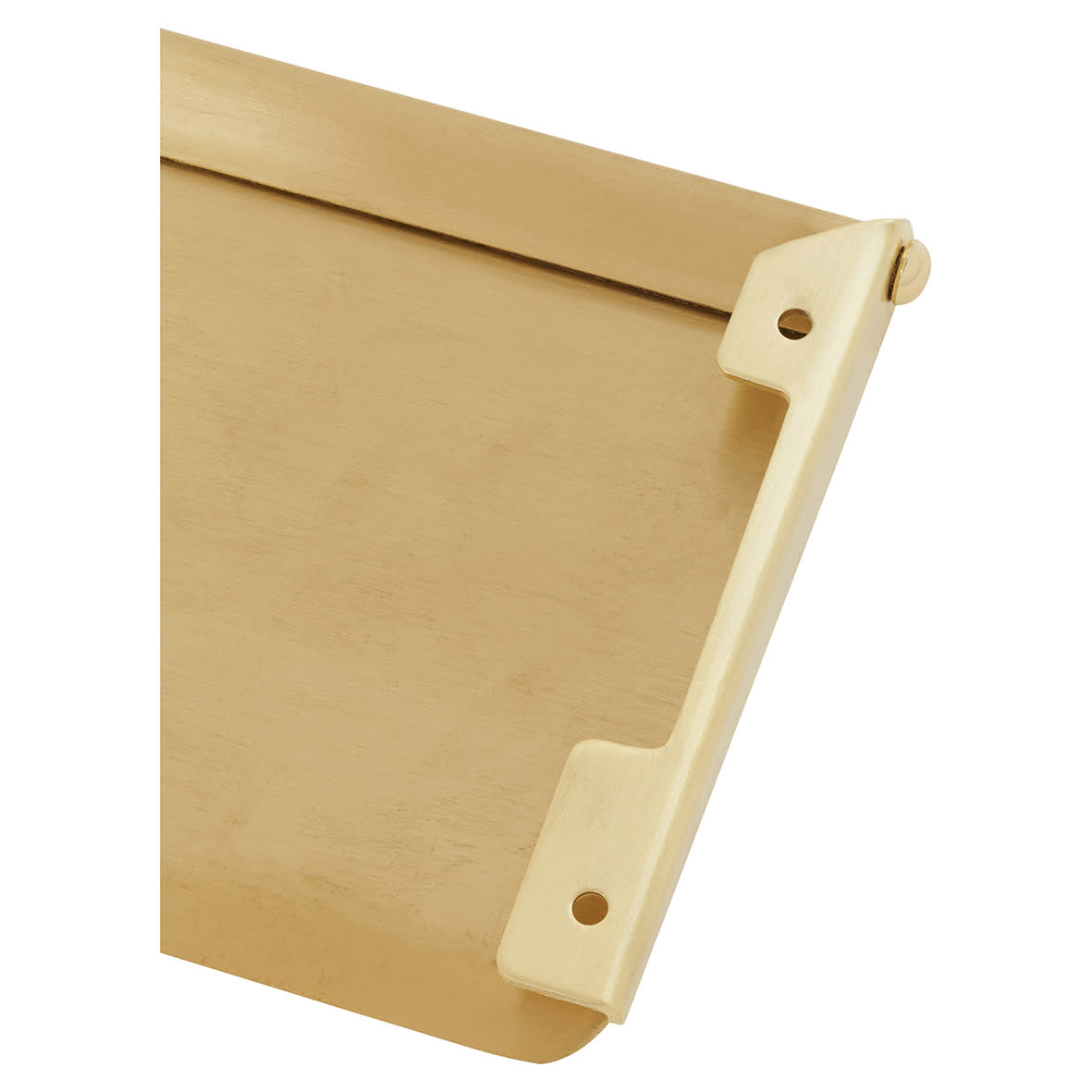 Letter Tidy - 280 x 80mm - Satin Brass - view 2
