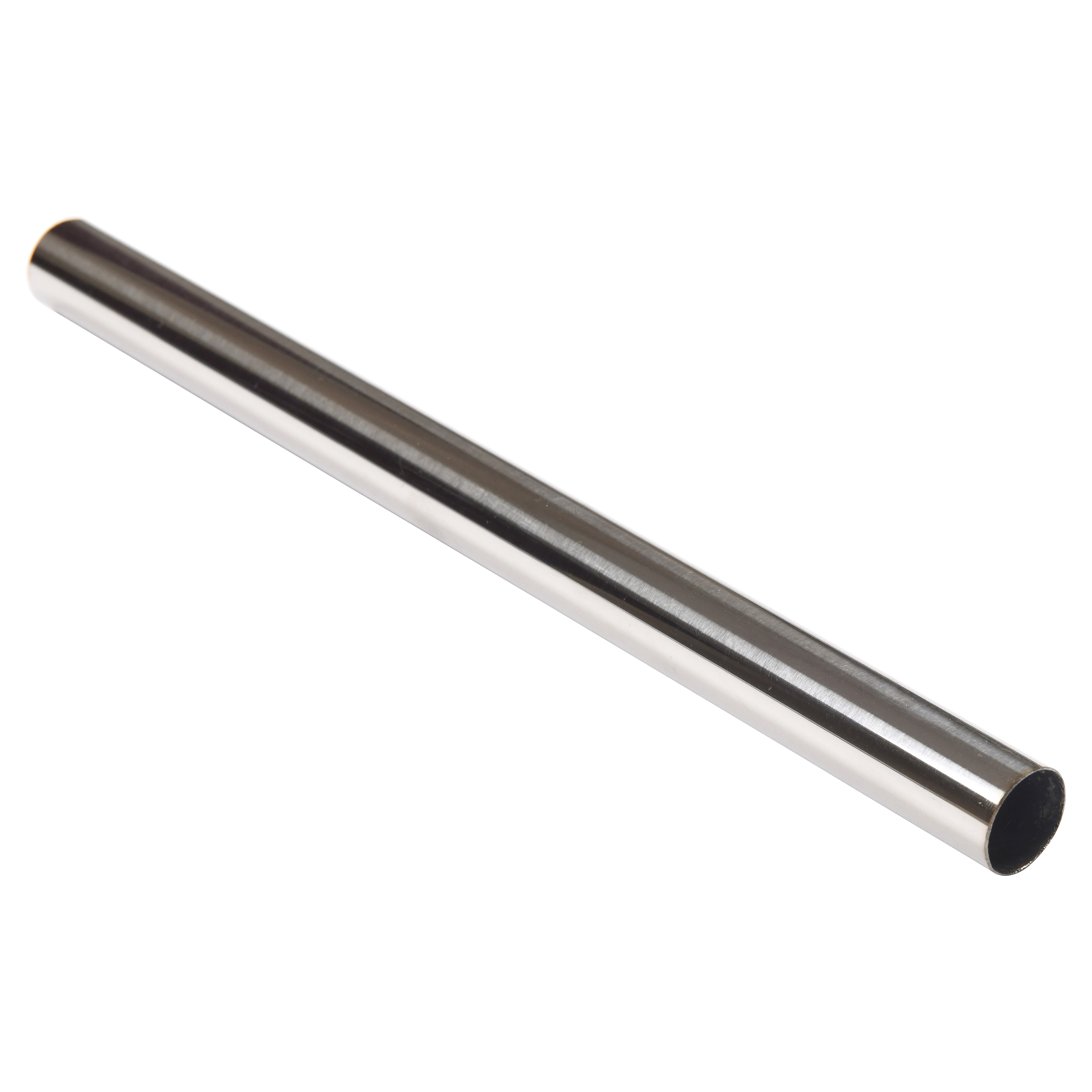 25mm Round Stainless Steel Hanging Rail Tube - 1829mm Length - Polished Stainless Steel - view 2