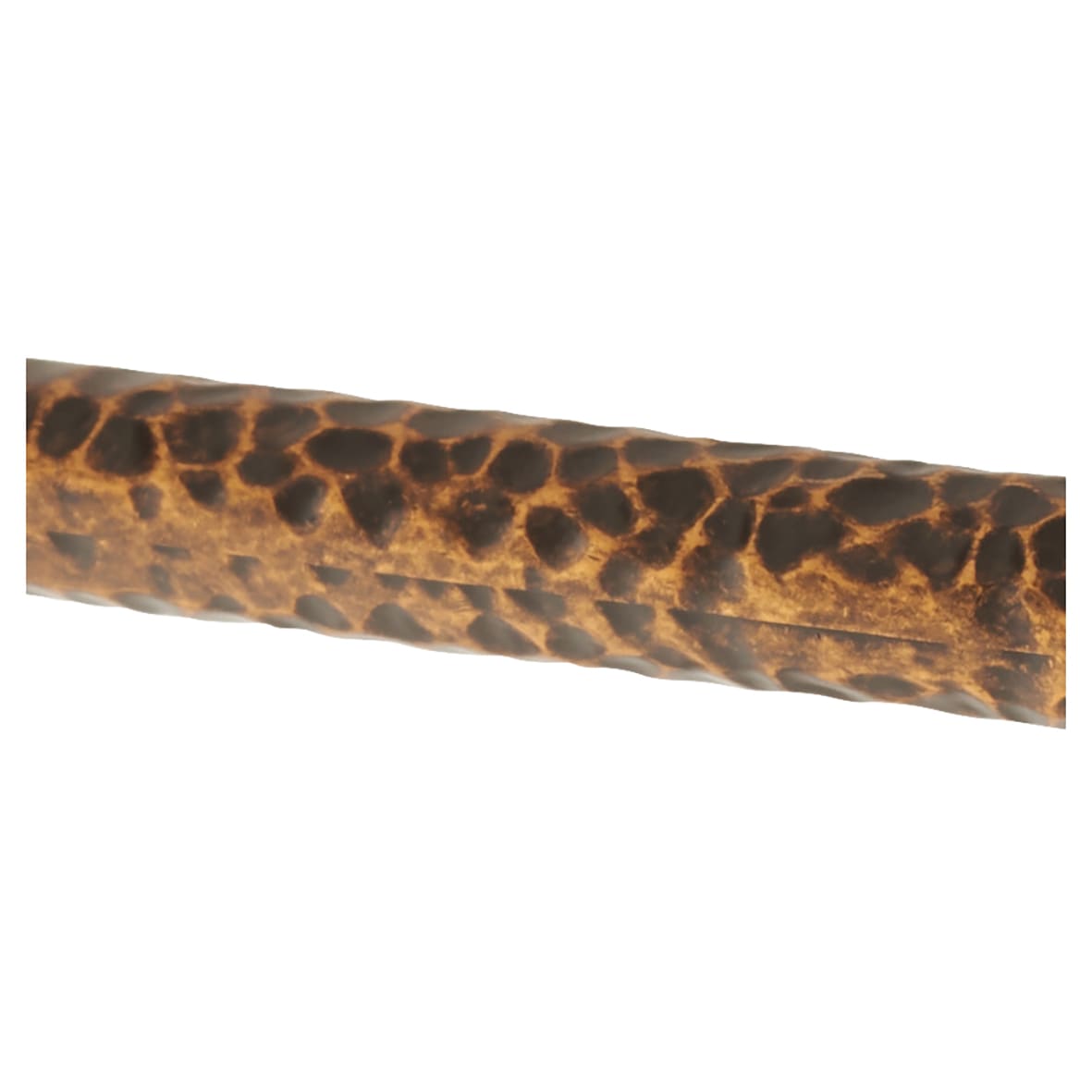 Kendal 10.5mm Hammered T-Bar Cabinet Pull Handle - 224mm Centres - Antique Brass - view 2