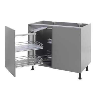 Soft Close Corner Organiser Plus - Left Hand - Fits to Cabinet Width 900/1000mm - view 2