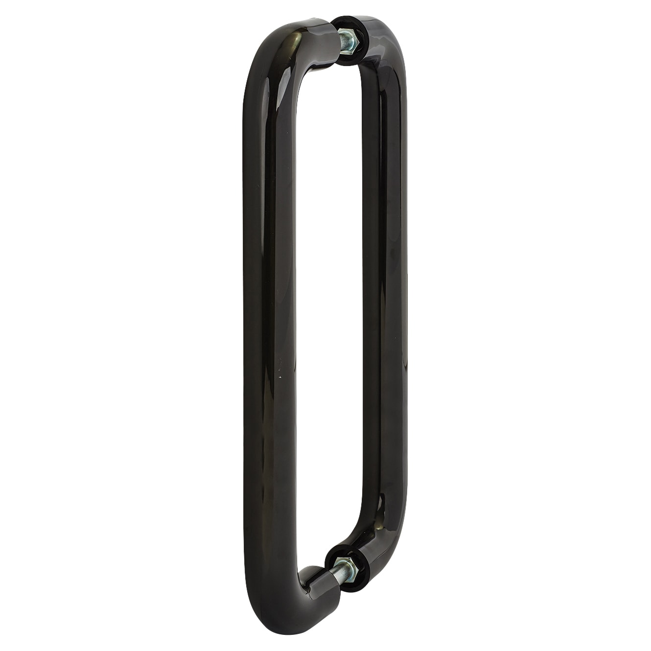 Ebony Black Nylon D-Bar Door Pull Handles - Back to Back - 600mm c/c - view 2