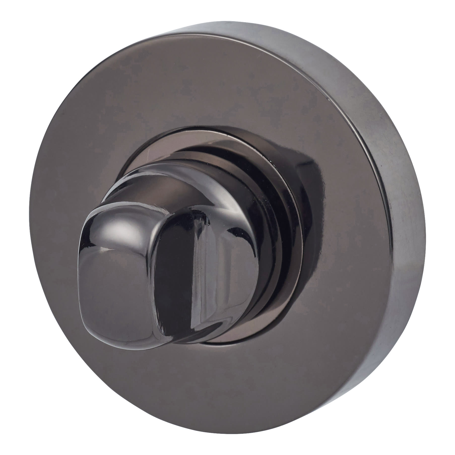 Bathroom Turn & Release - 52mm Diameter - Black Nickel - view 5