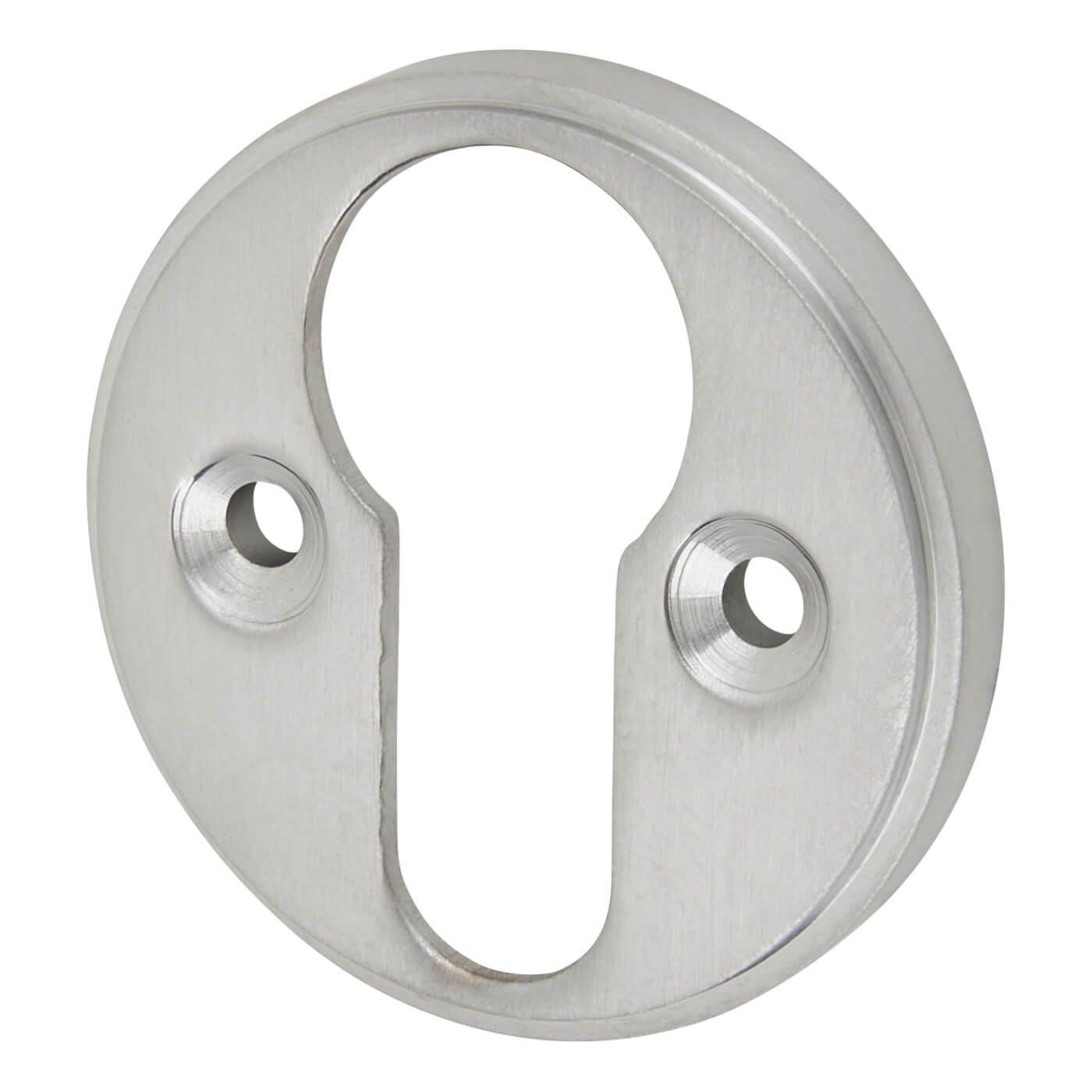 Escutcheon - 40mm Diameter - Euro - Satin Chrome - view 2