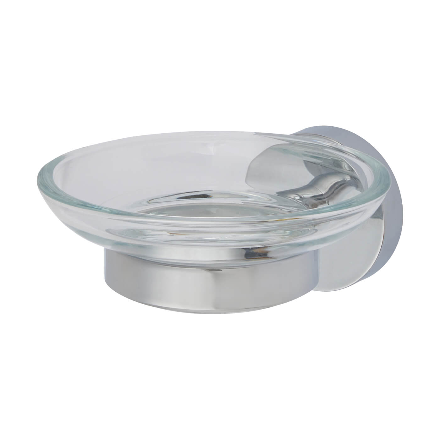 Epsom Flexi-Fix Soap Dish & Holder - 130 x 107.5 x 54mm - Polished Chrome - view 2