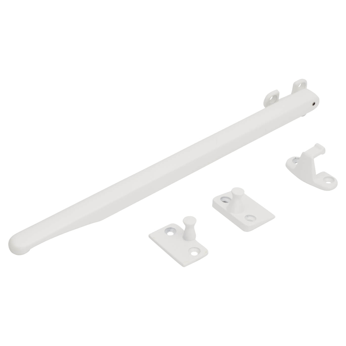 Craftsman Non Locking Bar Casement Window Stay - 11"/280mm Length - White - view 2