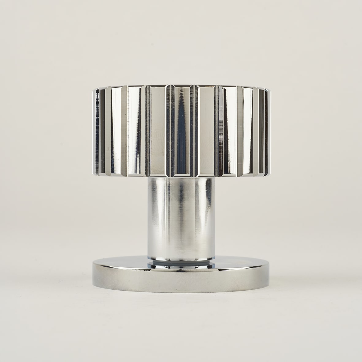 Polished Chrome Mortice Door Knob - 60mm Rose Diameter - Cog Range - view 3