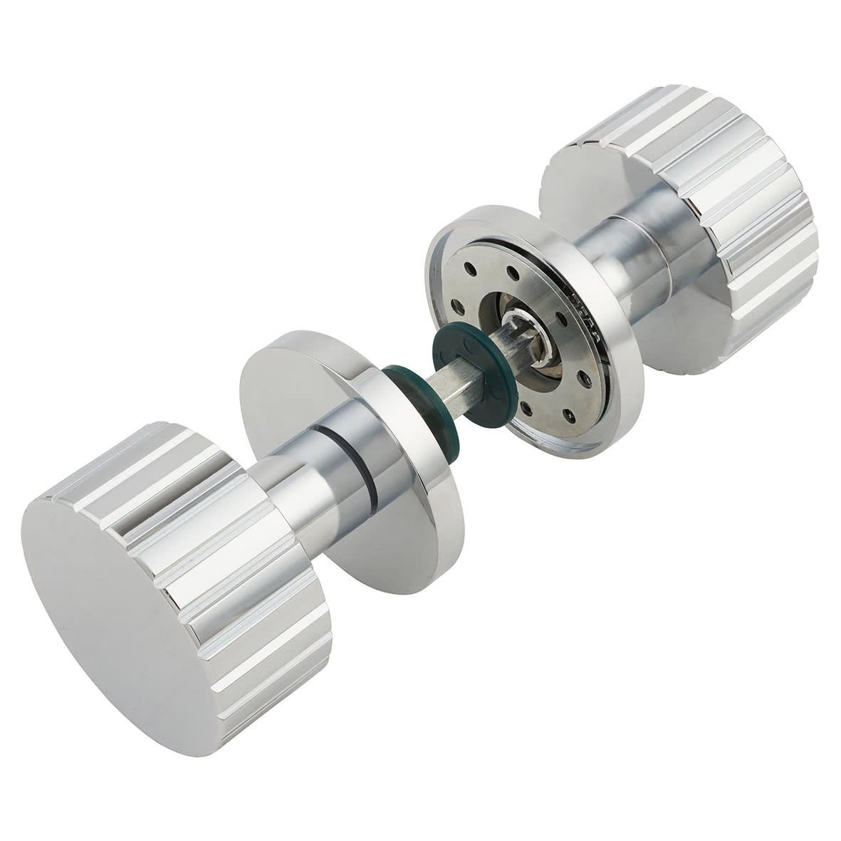Polished Chrome Mortice Door Knob - 60mm Rose Diameter - Cog Range - view 4