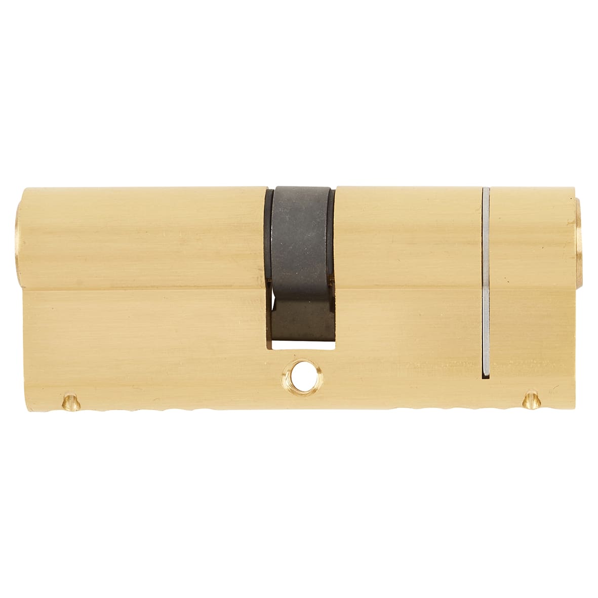 1 Star 6 Pin 80mm Euro Double Cylinder - 40 + 40mm - Satin Brass - Keyed to Differ - view 2