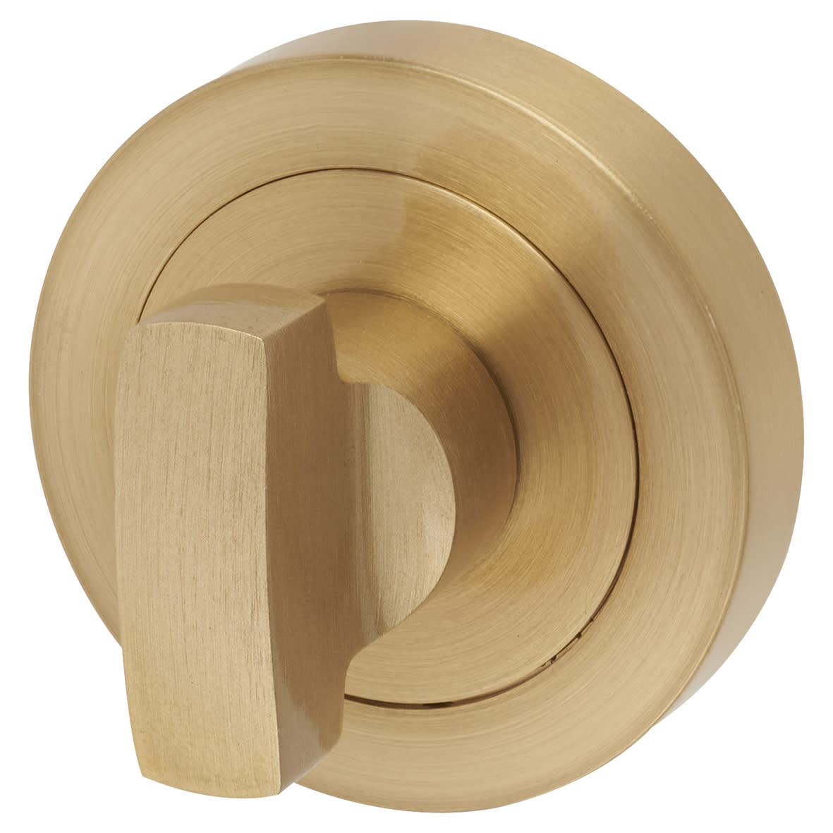 Brass Varese Bathroom Turn & Release - 50mm Diameter - Satin Brass - view 2