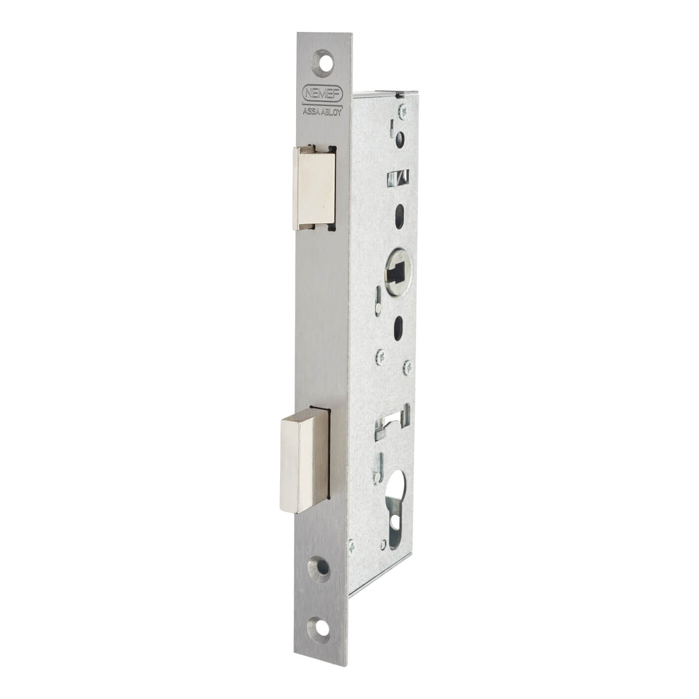 9600 Narrow Style Euro Sashlock - 60mm Case - 45mm Backset - Satin Stainless Steel - view 2